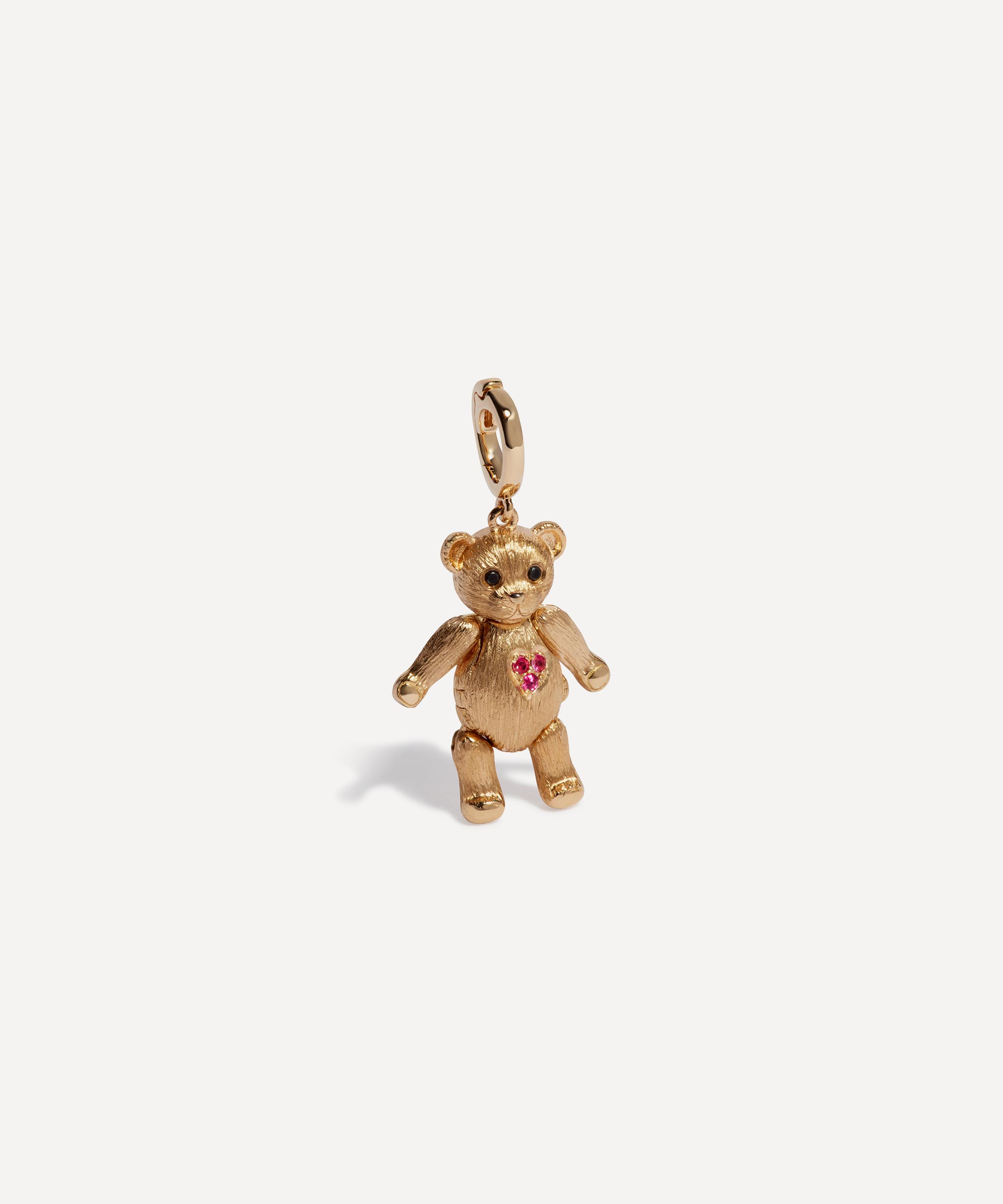 Annoushka 18ct Gold Mythology Teddy Bear Locket Charm