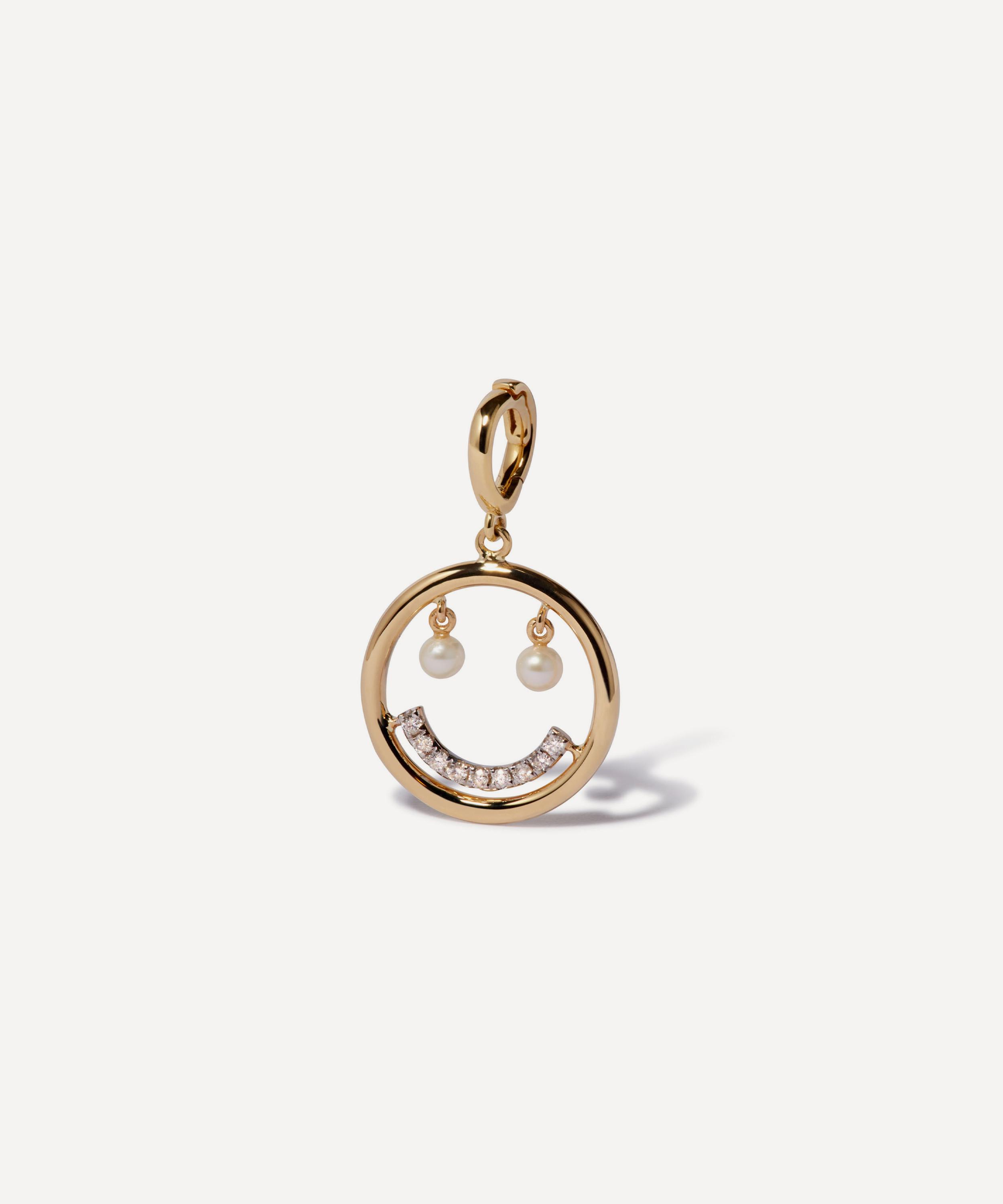 Annoushka 18ct Gold Mythology Happy Face Pendant Charm