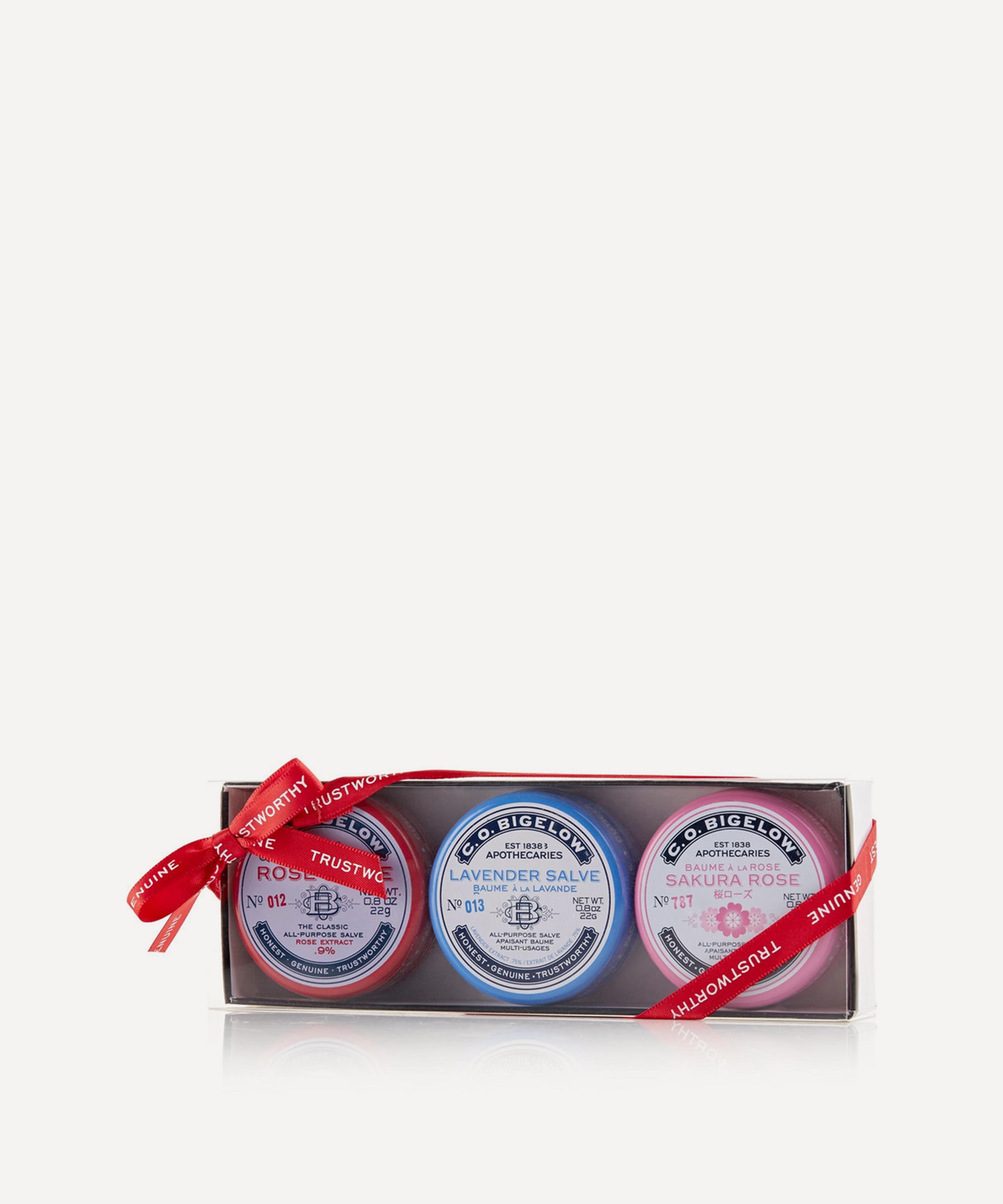 C.o. Bigelow Assorted Lip Salve Tin Trio 3 X 22g