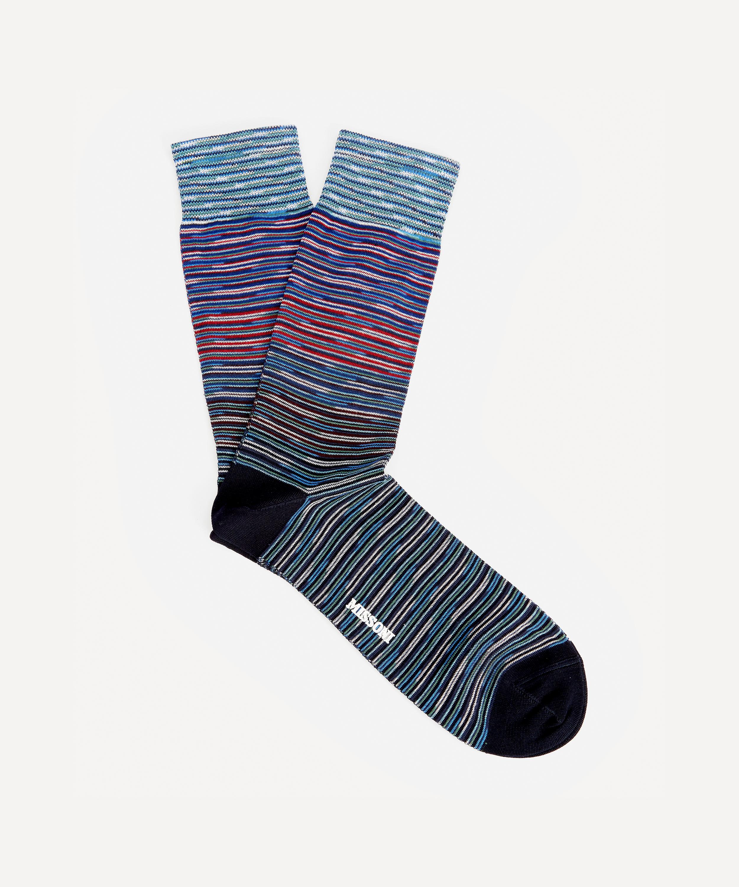 Missoni Stripe Socks In Multi