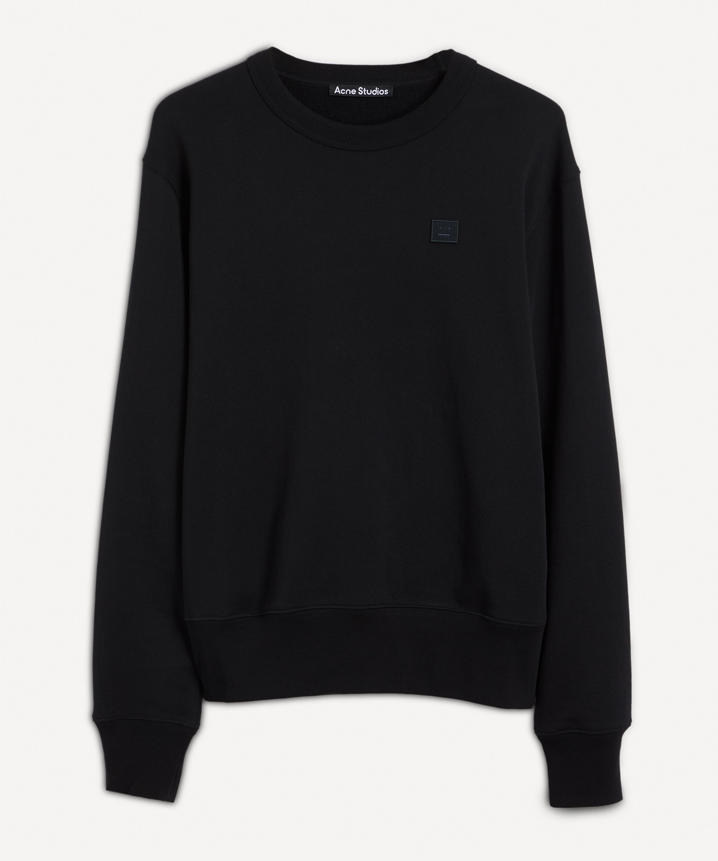 Acne Studios Face Crew-neck Sweater In Black
