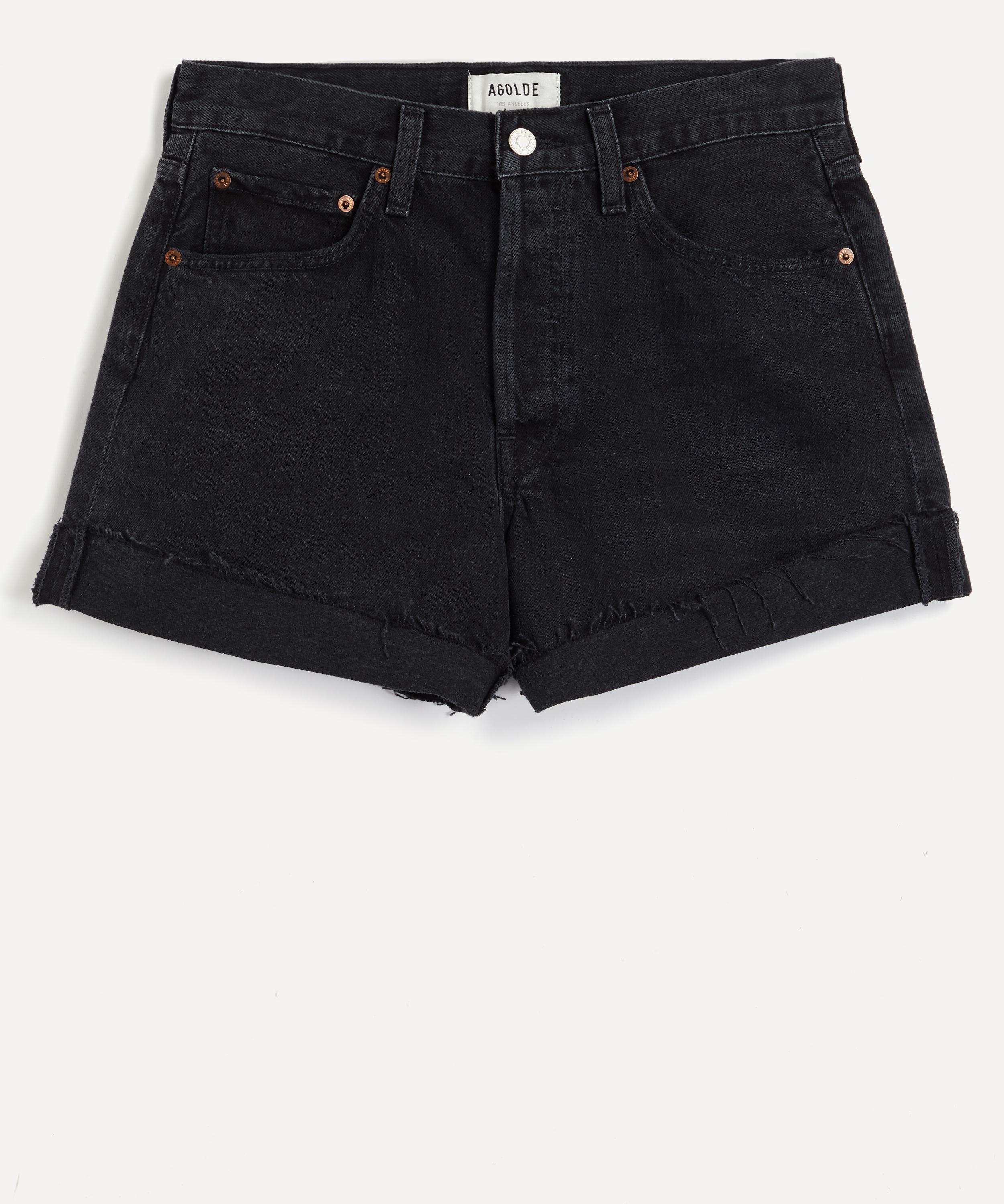 Agolde Parker Long Vintage Shorts In Lucid