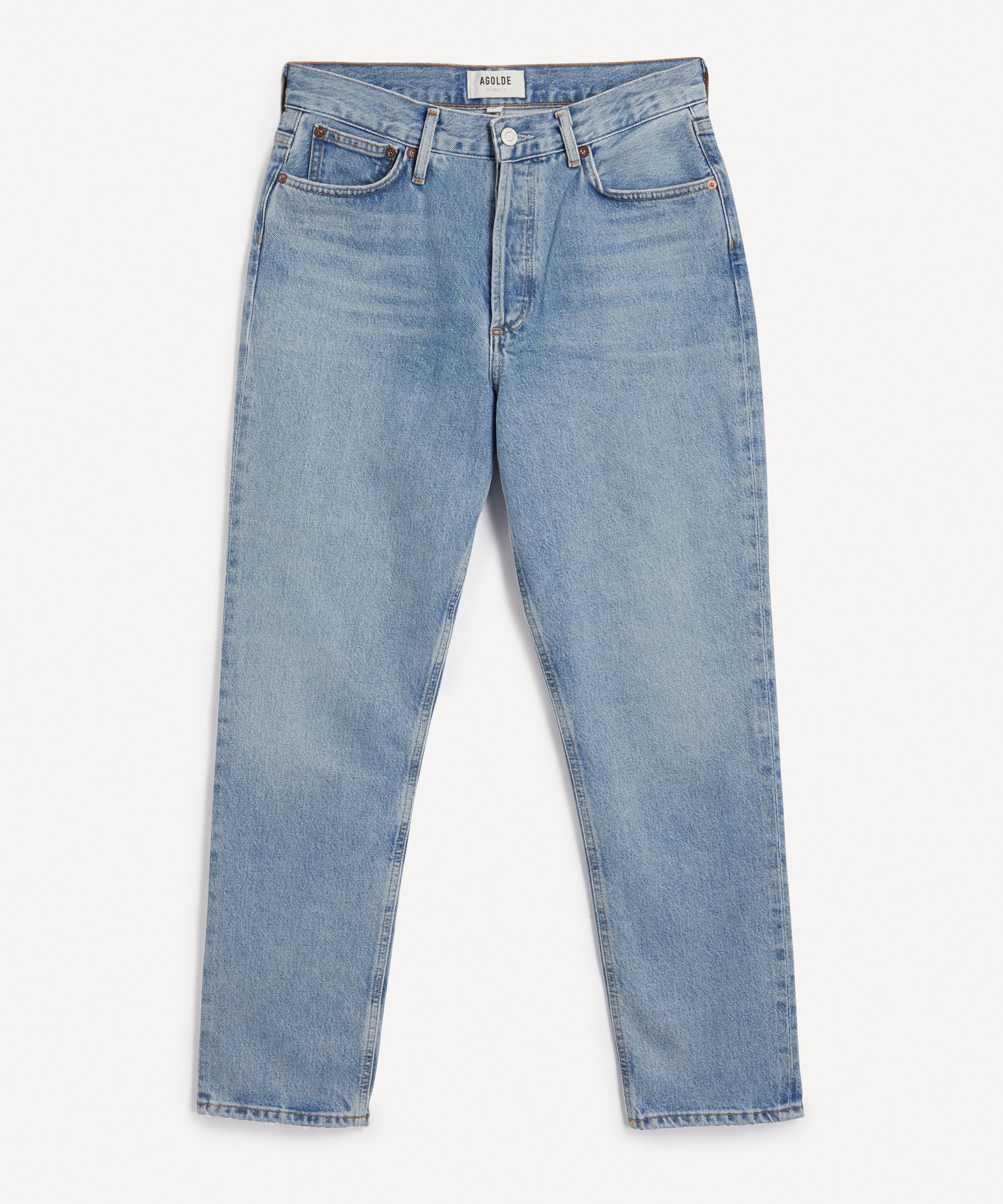 Agolde High-rise Tapered Jeans In Dimension