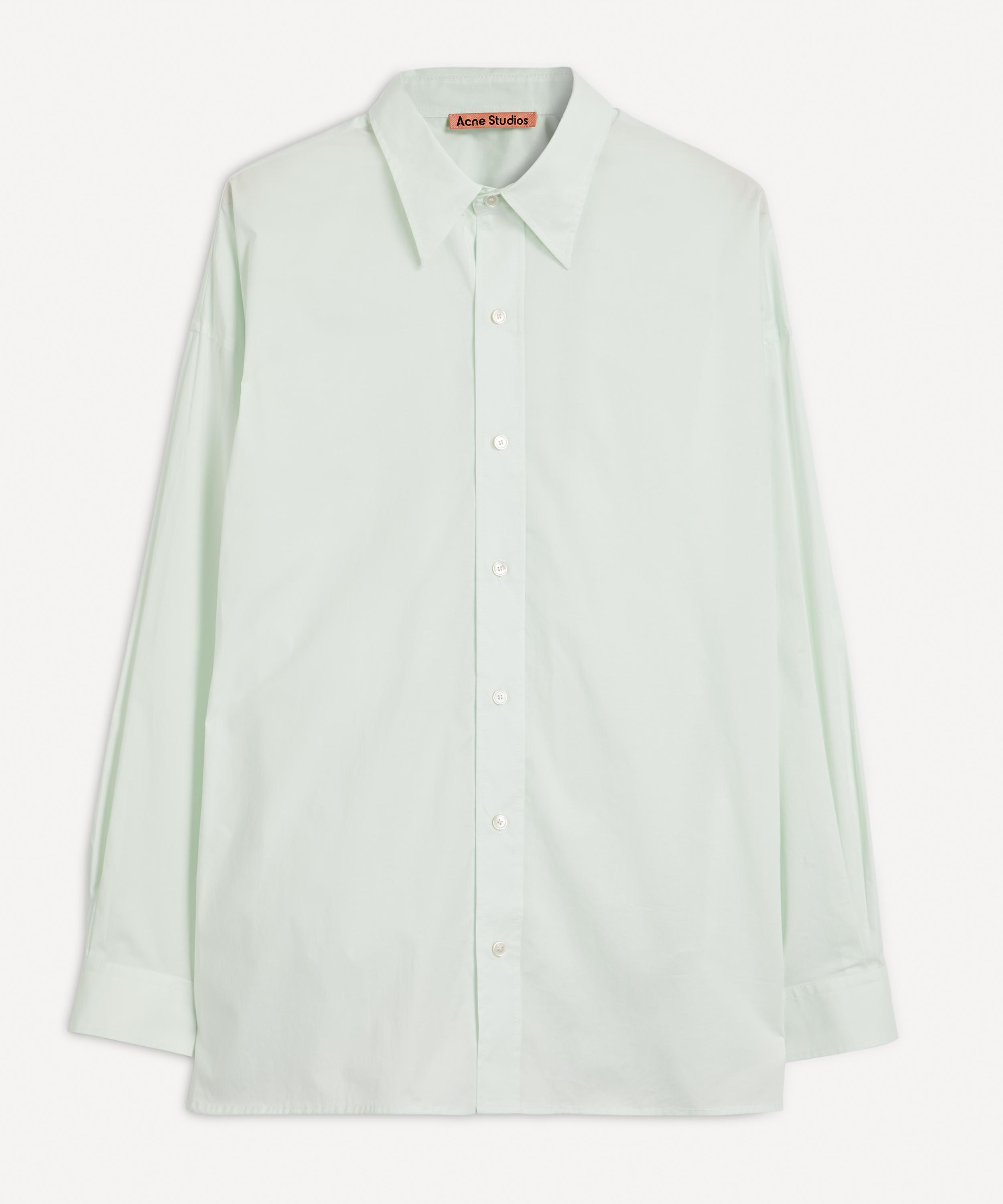 Acne Studios Long-sleeve Shirt In Pale Green