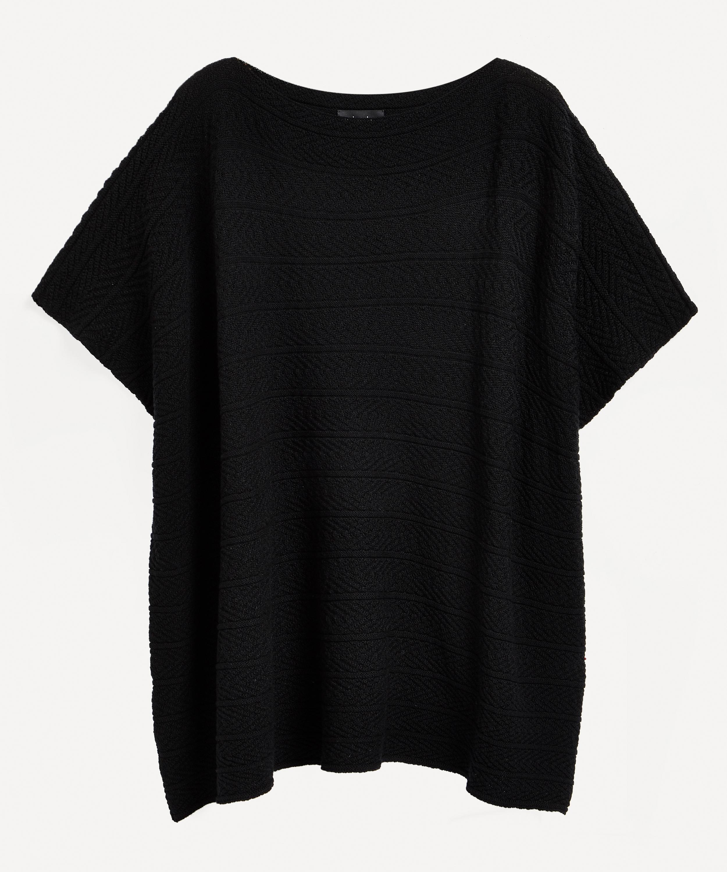Eskandar Cashmere Kaftan Top In Teal