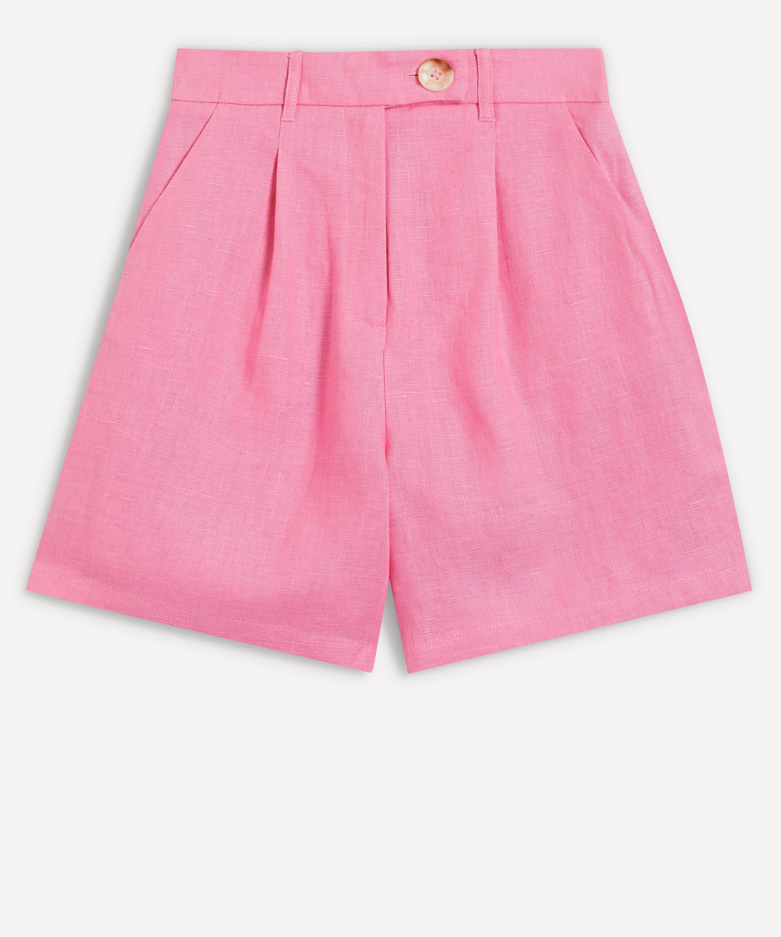 Aligne Fedora High-waisted City Shorts In Bubblegum