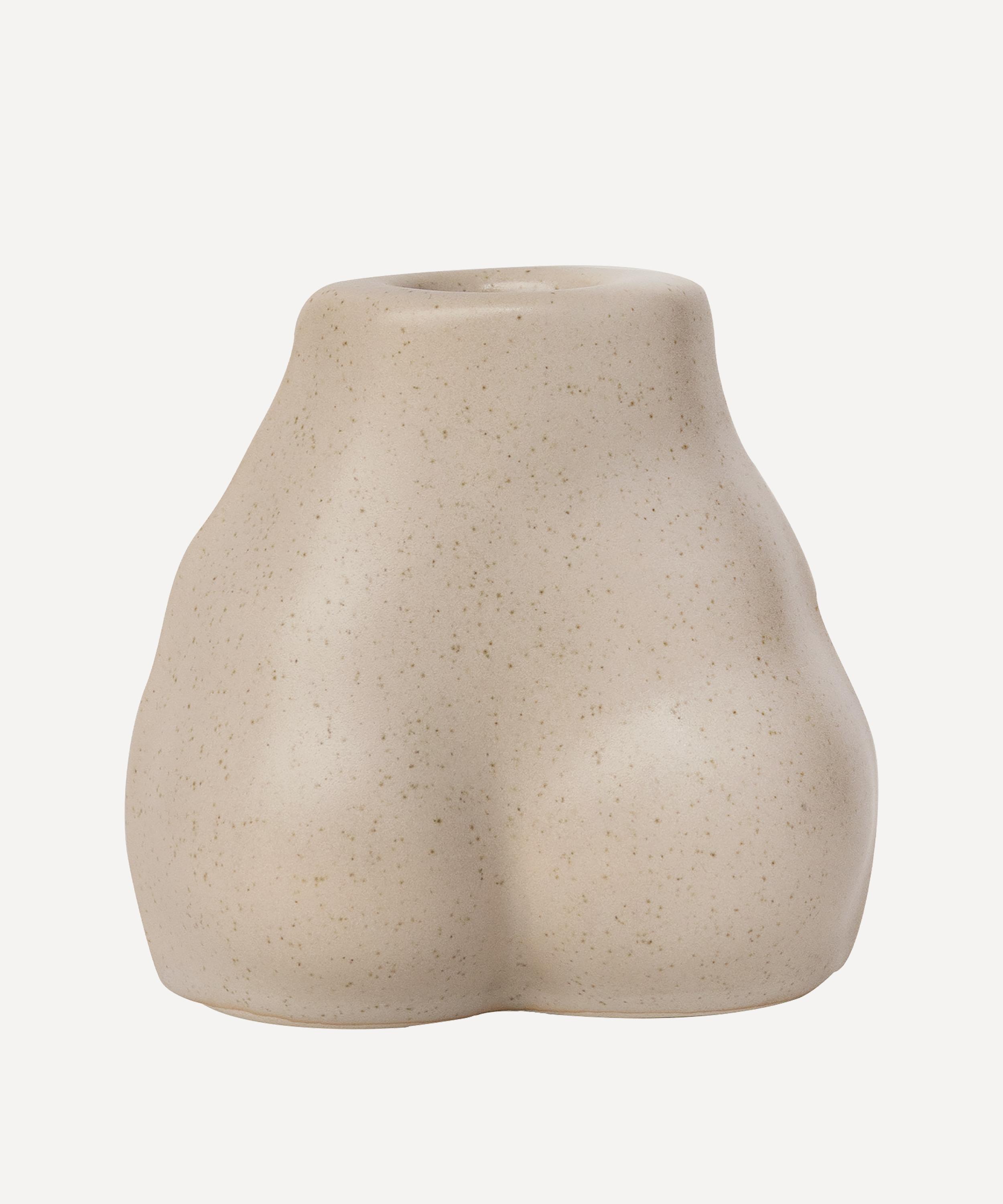 Rockett St George Bottom Candlestick Holder In White