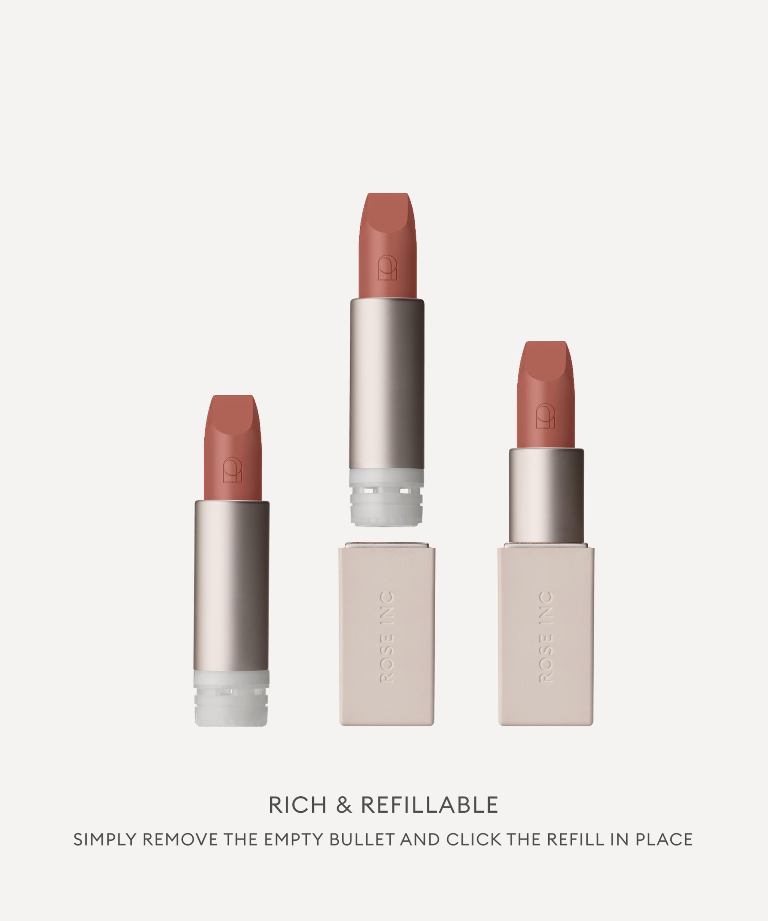 Rose Inc Satin Lip Colour Rich Lipstick Refill 4g In Besotted Beige Pink