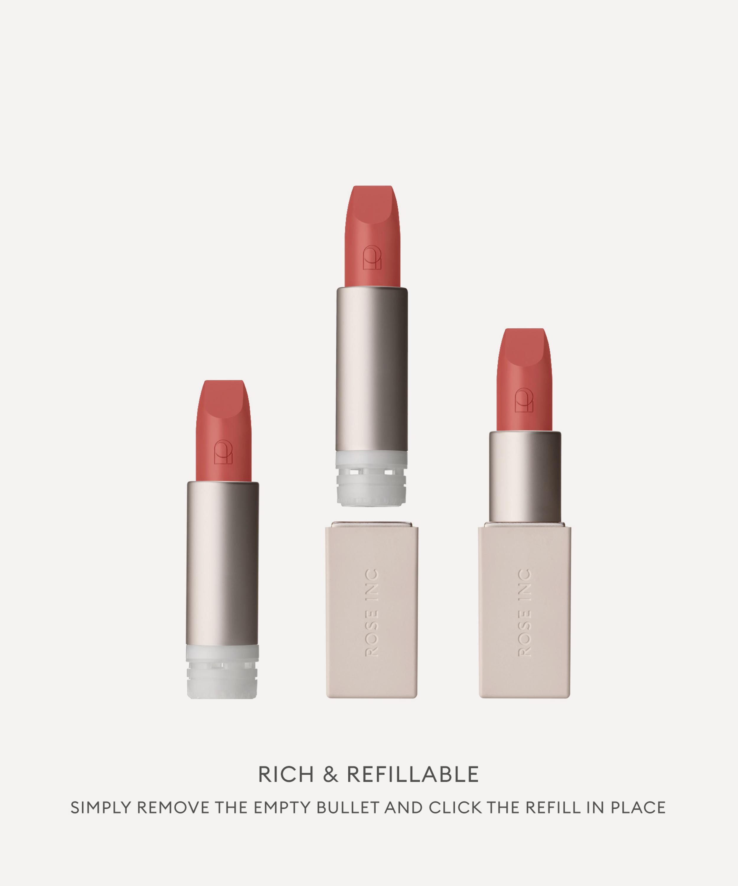 Rose Inc Satin Lip Colour Rich Lipstick Refill 4g In Poetic Muted Coral