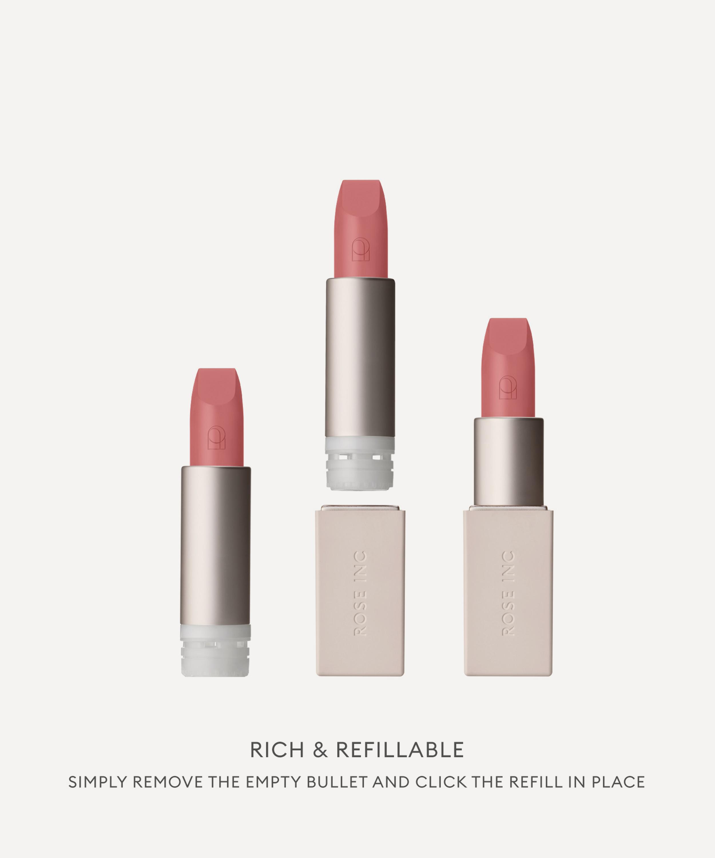 Rose Inc Satin Lip Colour Rich Lipstick Refill 4g In Demure Cool Blush