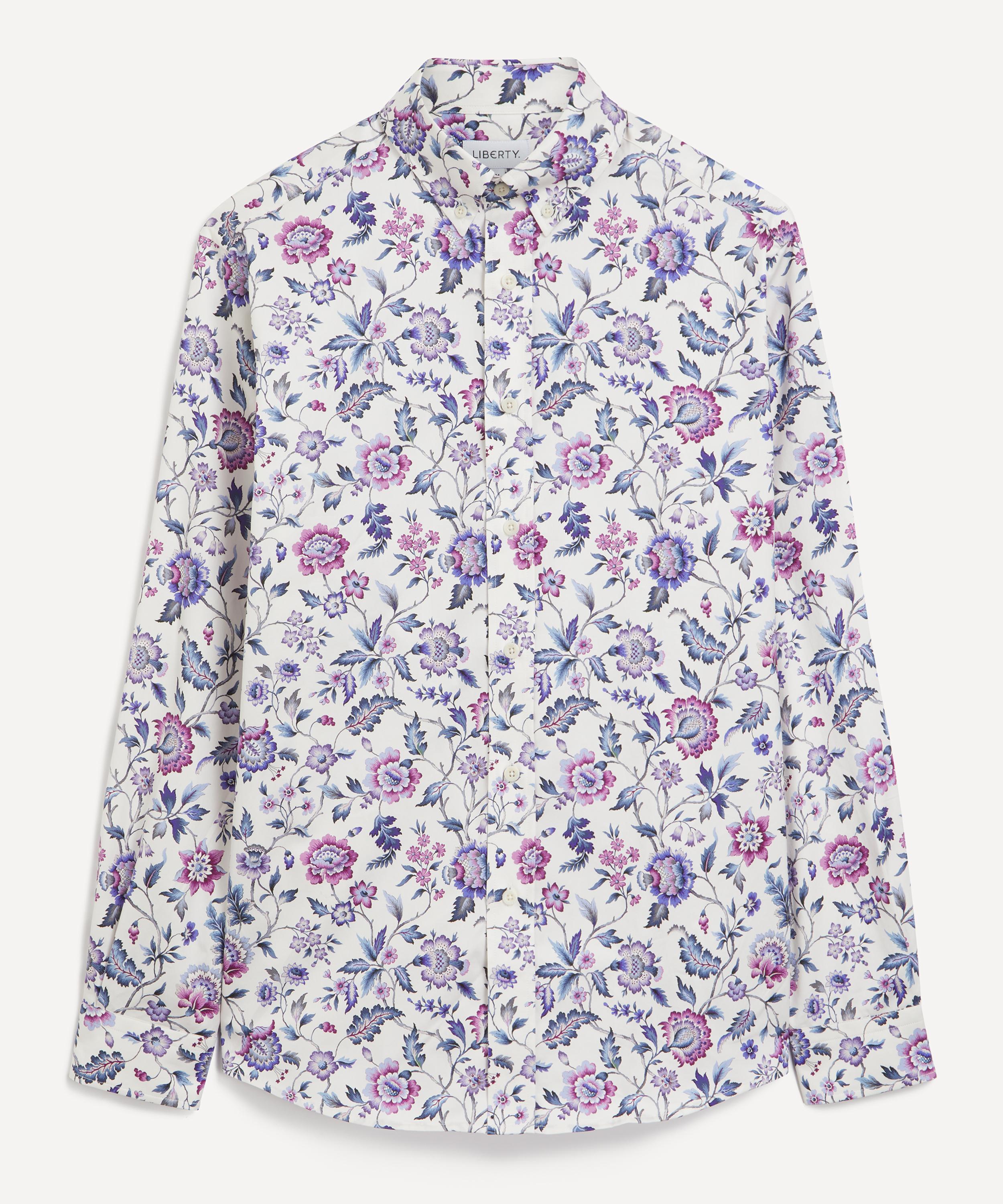 Liberty Mens Button-down Regular Fit Shirt In Eva Belle In Light Pink
