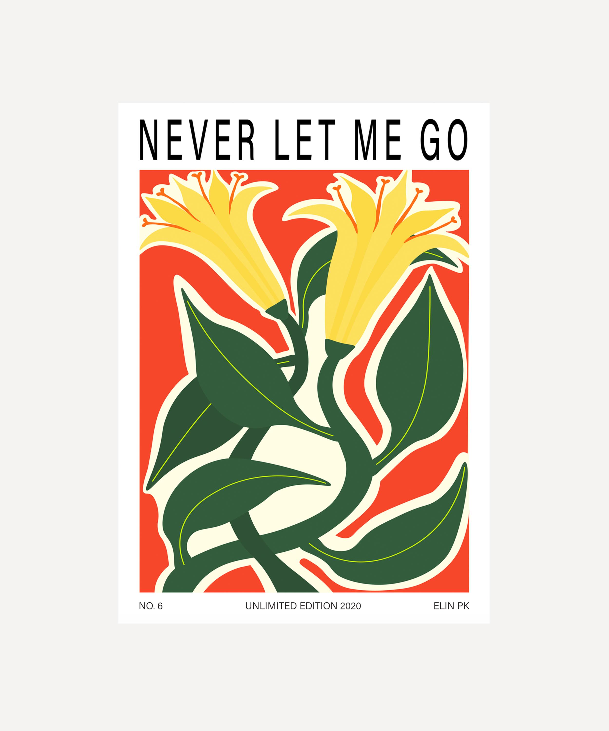 Elin Pk Never Let Me Go Unframed Print 50x70 In Multicoloured