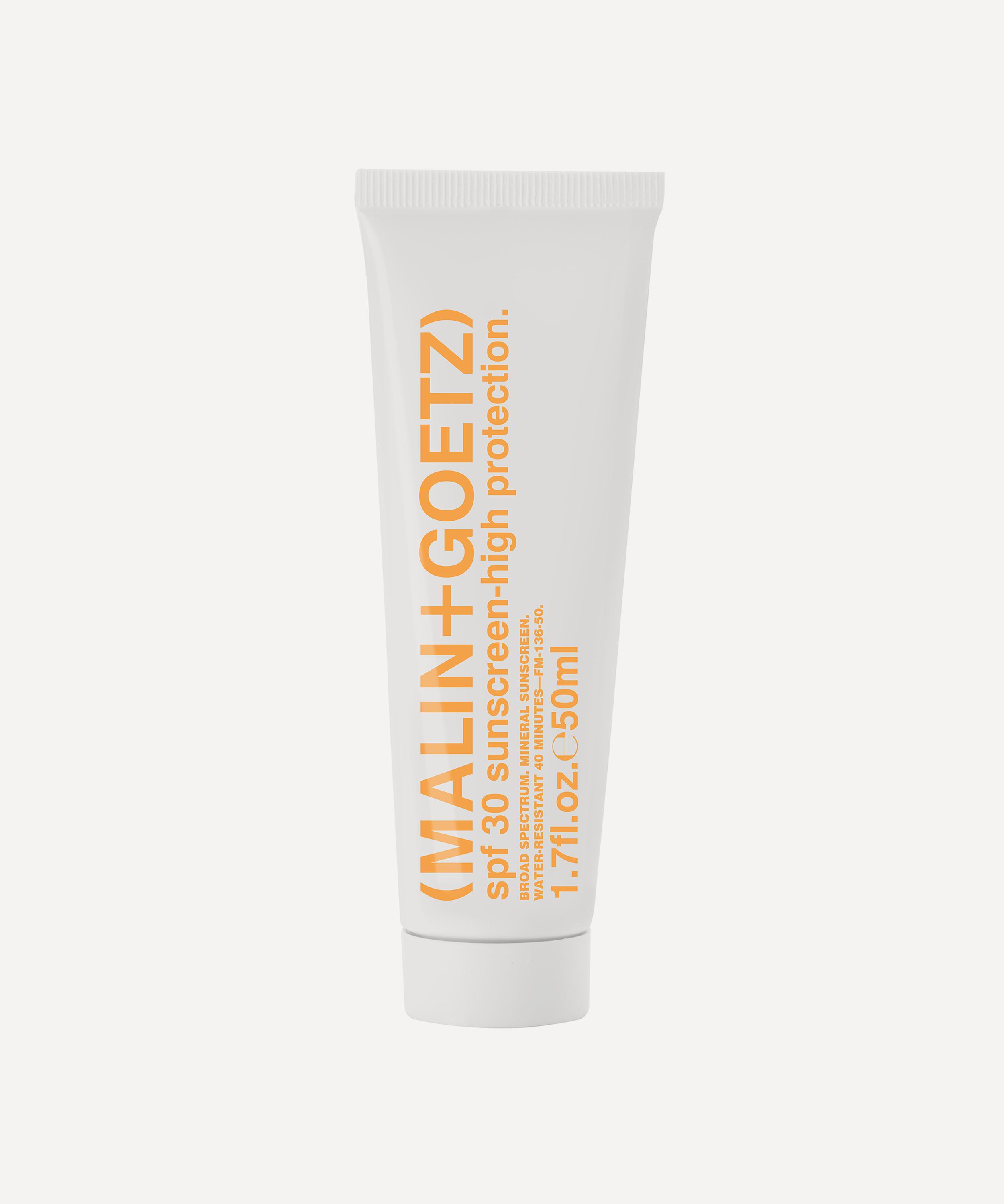 Malin + Goetz Spf 30 High Protection Sunscreen 50ml