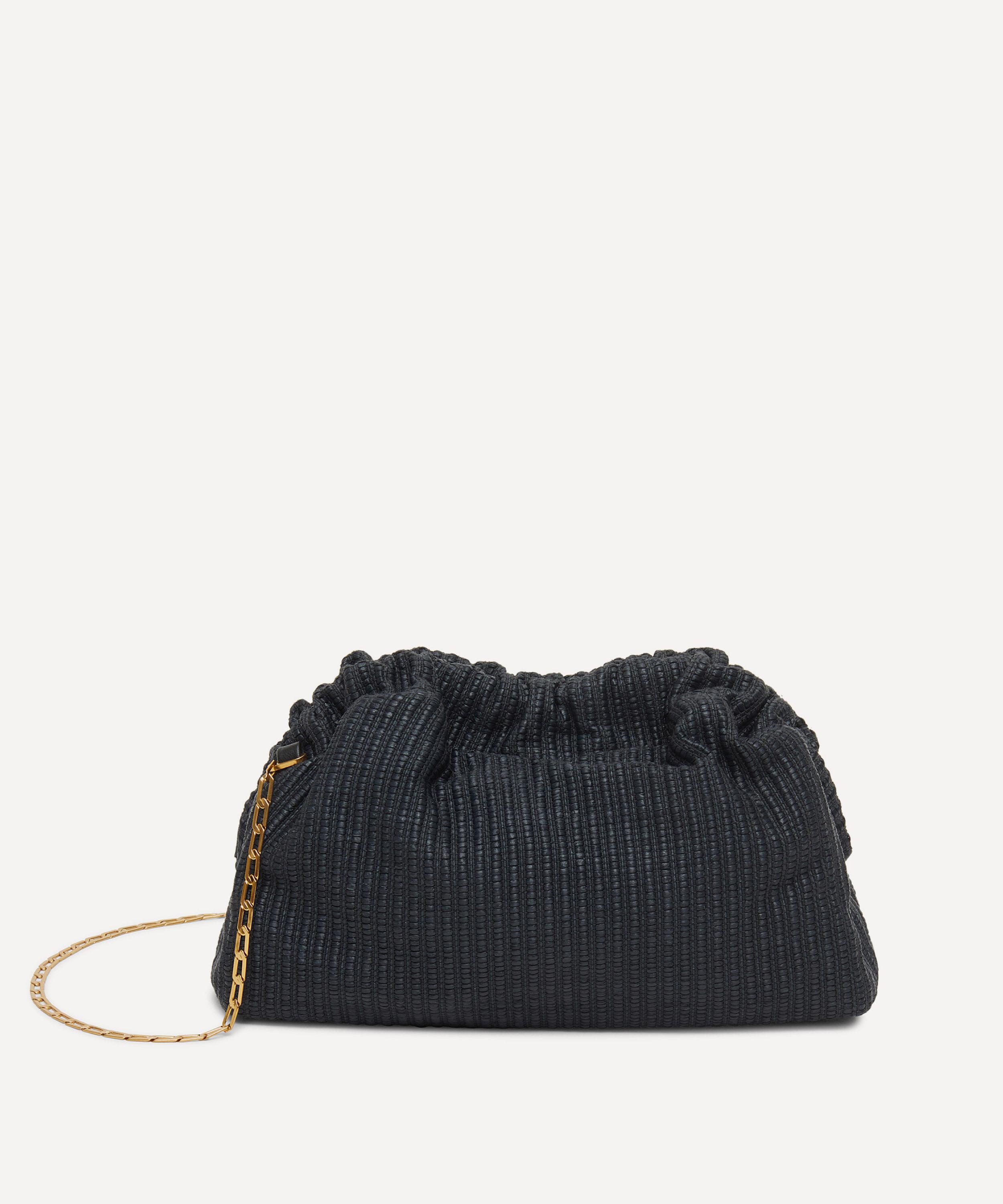 Mansur Gavriel Mini Cloud Clutch Chain Bag In Black