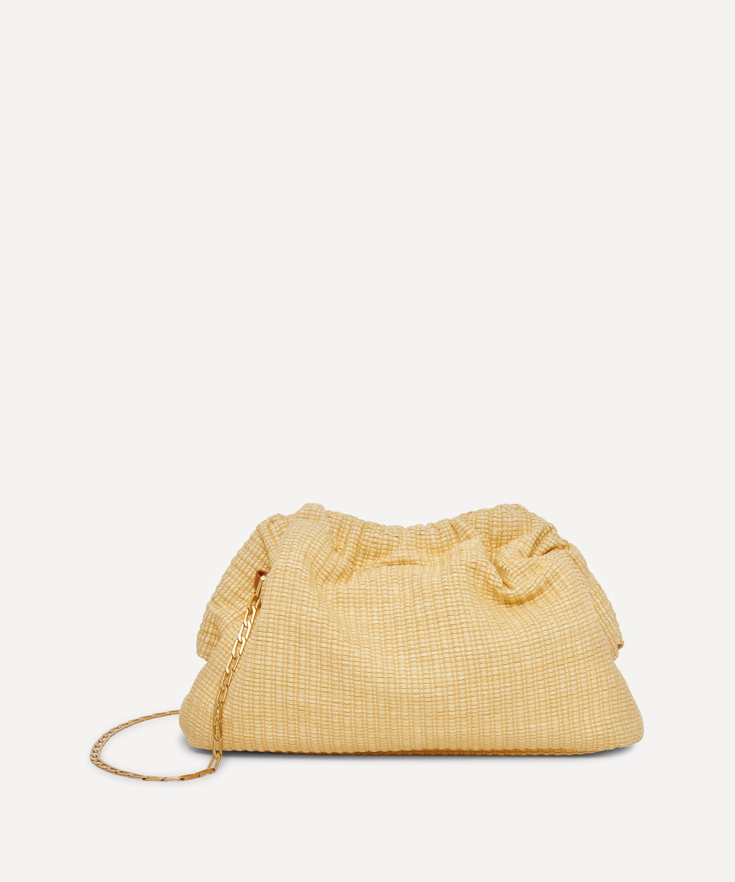 Mansur Gavriel Mini Cloud Clutch Chain Bag In Natural