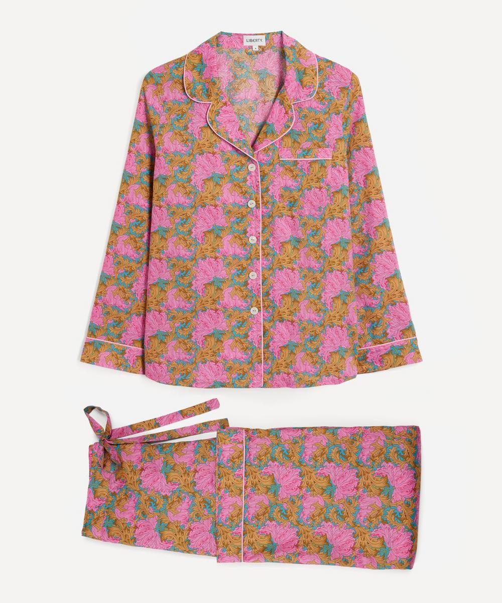 Liberty Women's Laura's Reverie Tana Lawn Cotton Pyjama Set In Teal
