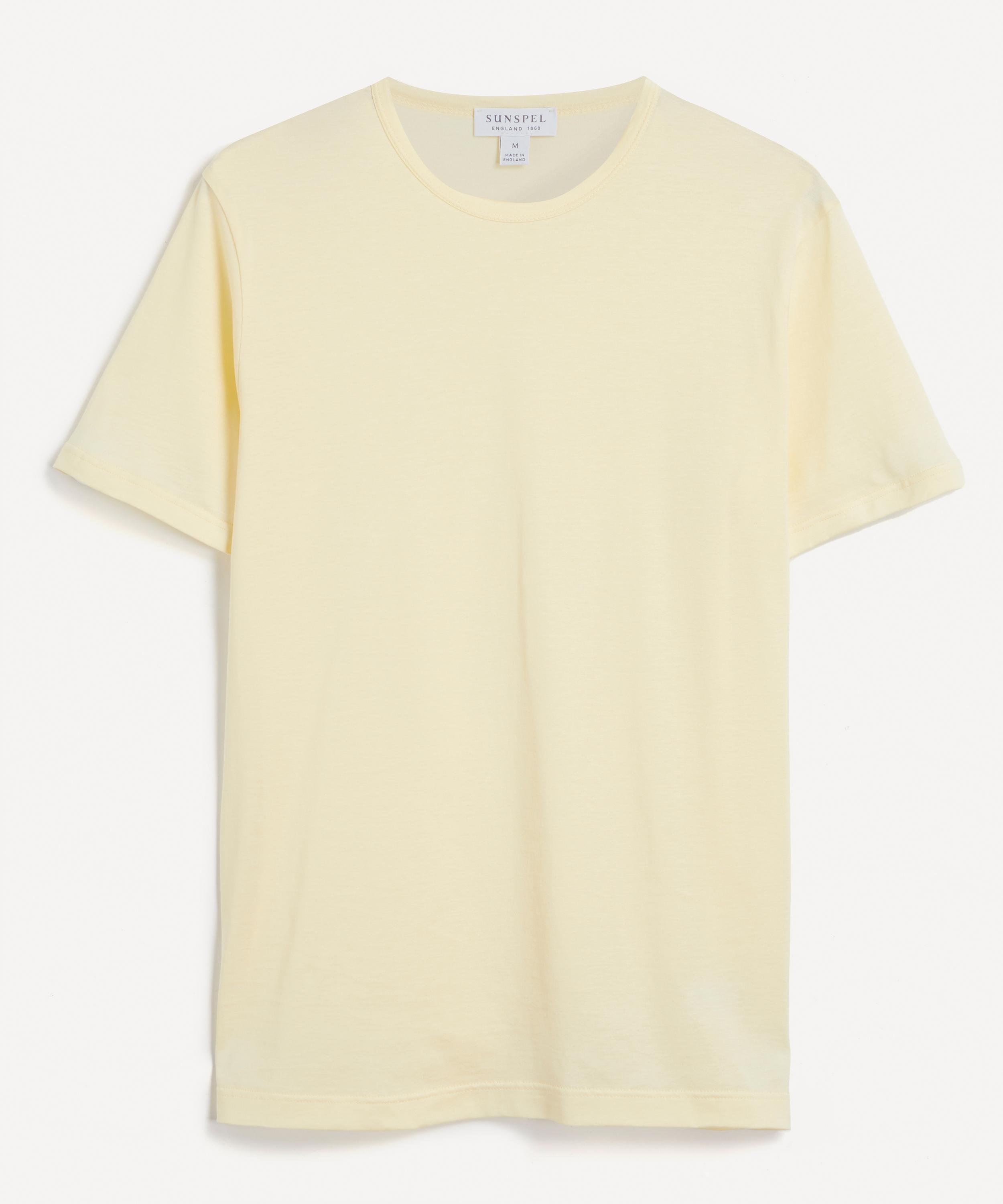 Sunspel Classic Crew T-shirt Pale Lemon