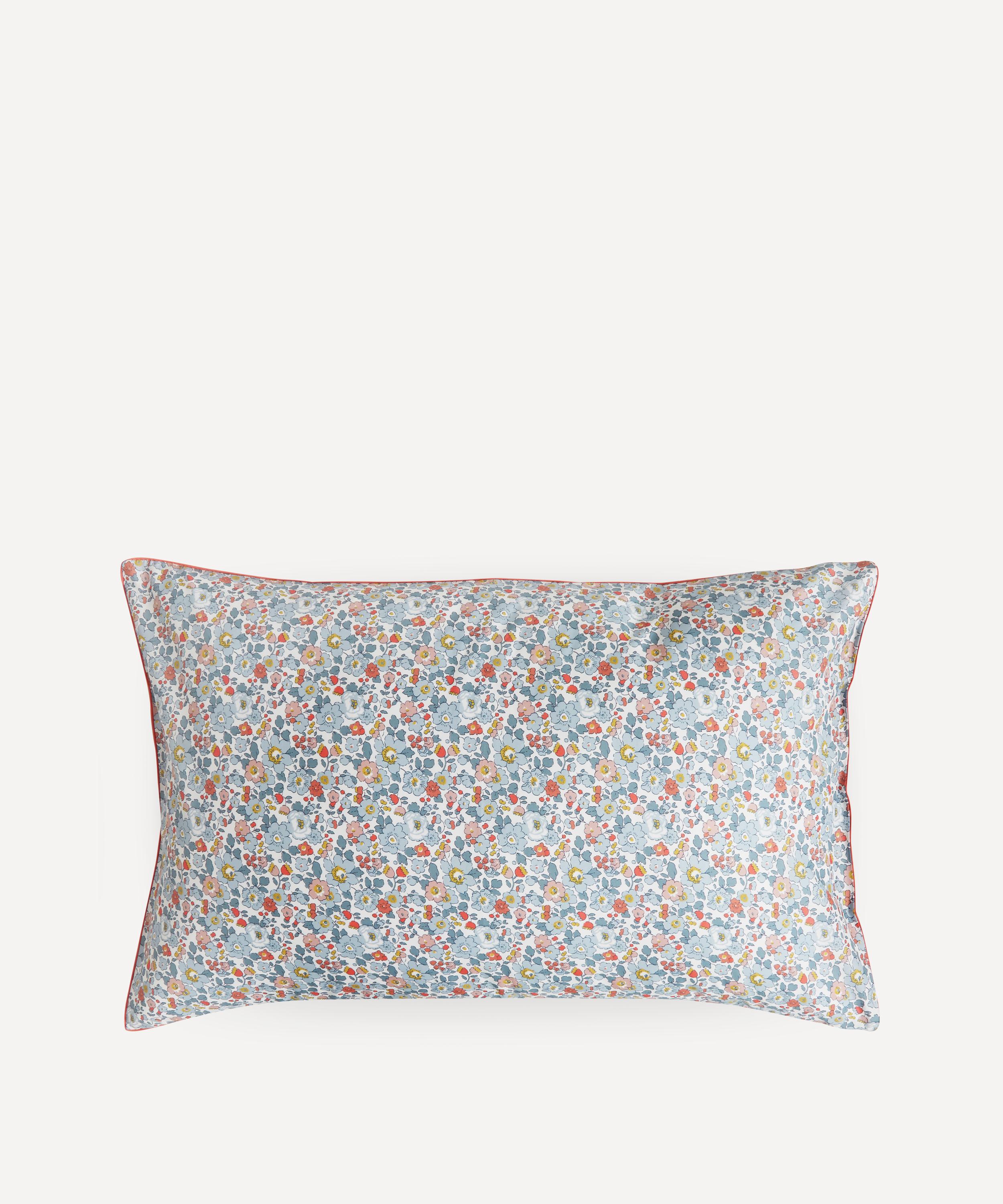 Liberty Betsy Tana Lawn Cotton Standard Pillowcase In Blue