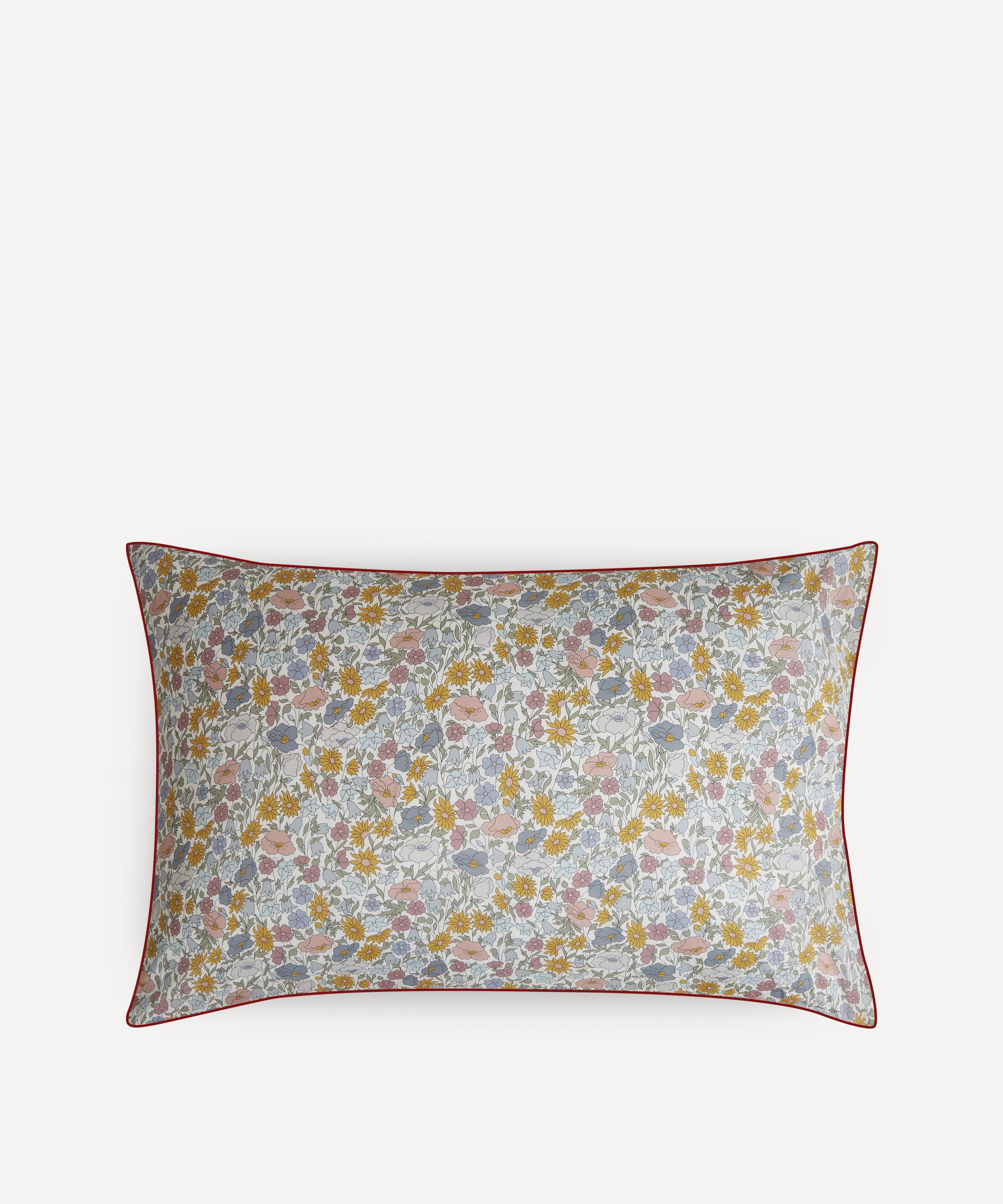 Liberty Poppy Meadowfield Tana Lawn' Cotton Standard Pillowcase In Pink