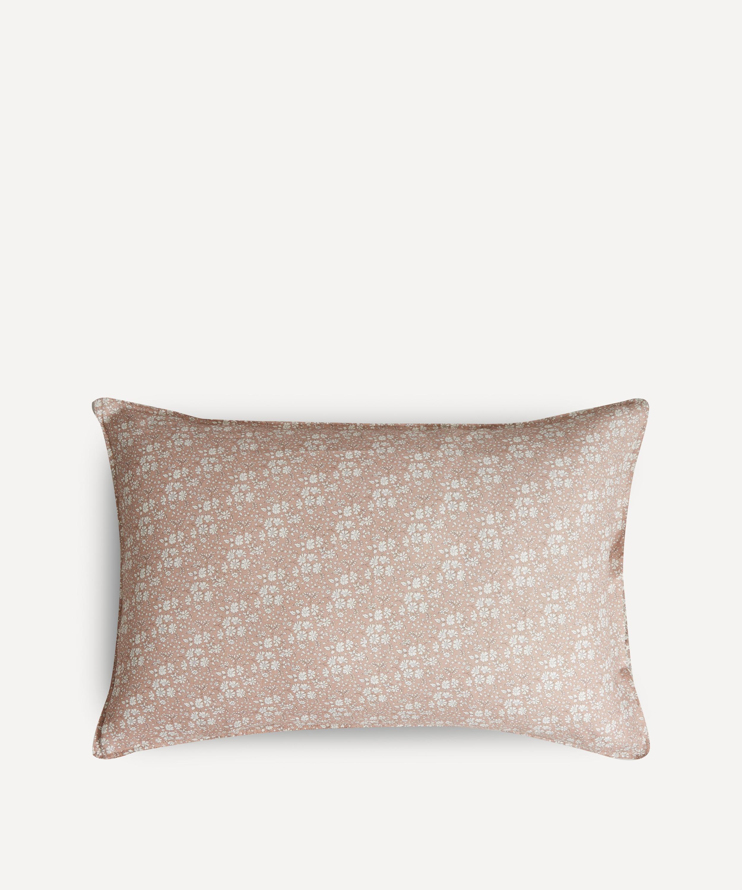 Liberty Capel Blossom Linen Standard Pillowcase In Pink