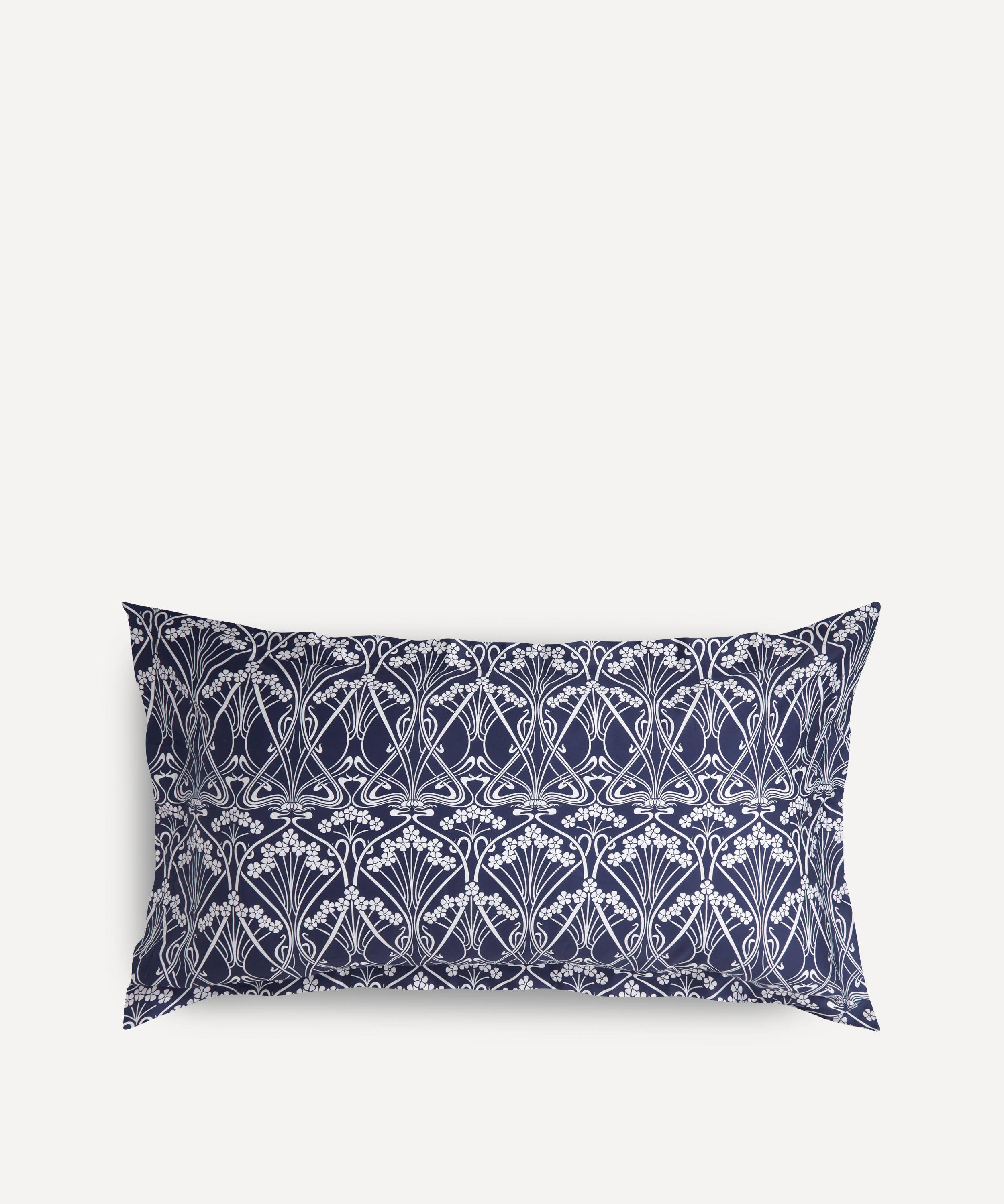 Liberty Ianthe Cotton Sateen King Pillowcase In Navy