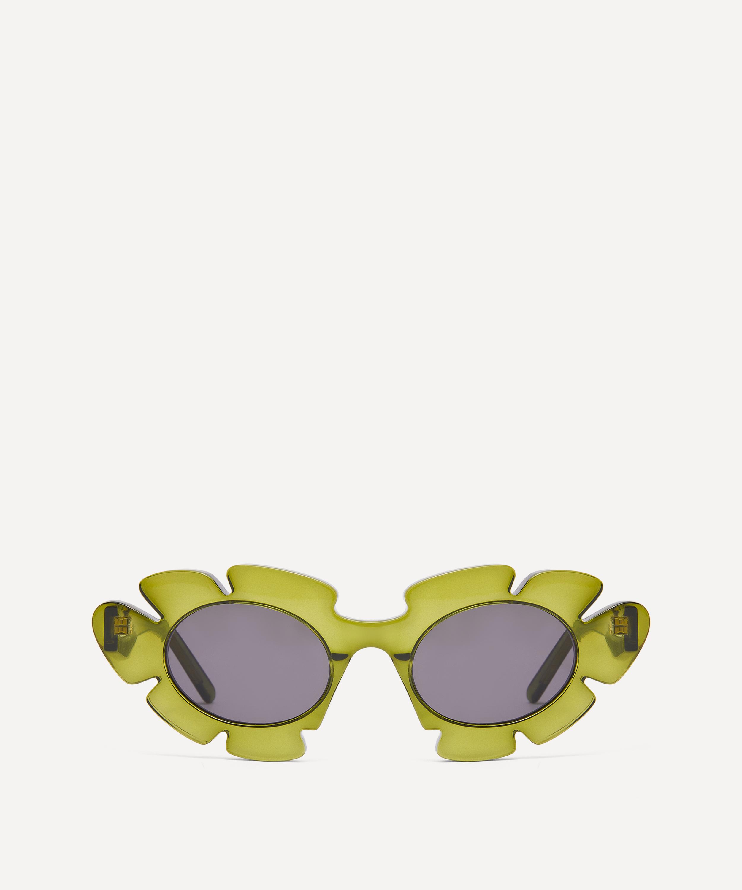 Loewe Paula's Ibiza Cat Eye Sunglasses, 47mm In Cactus Green