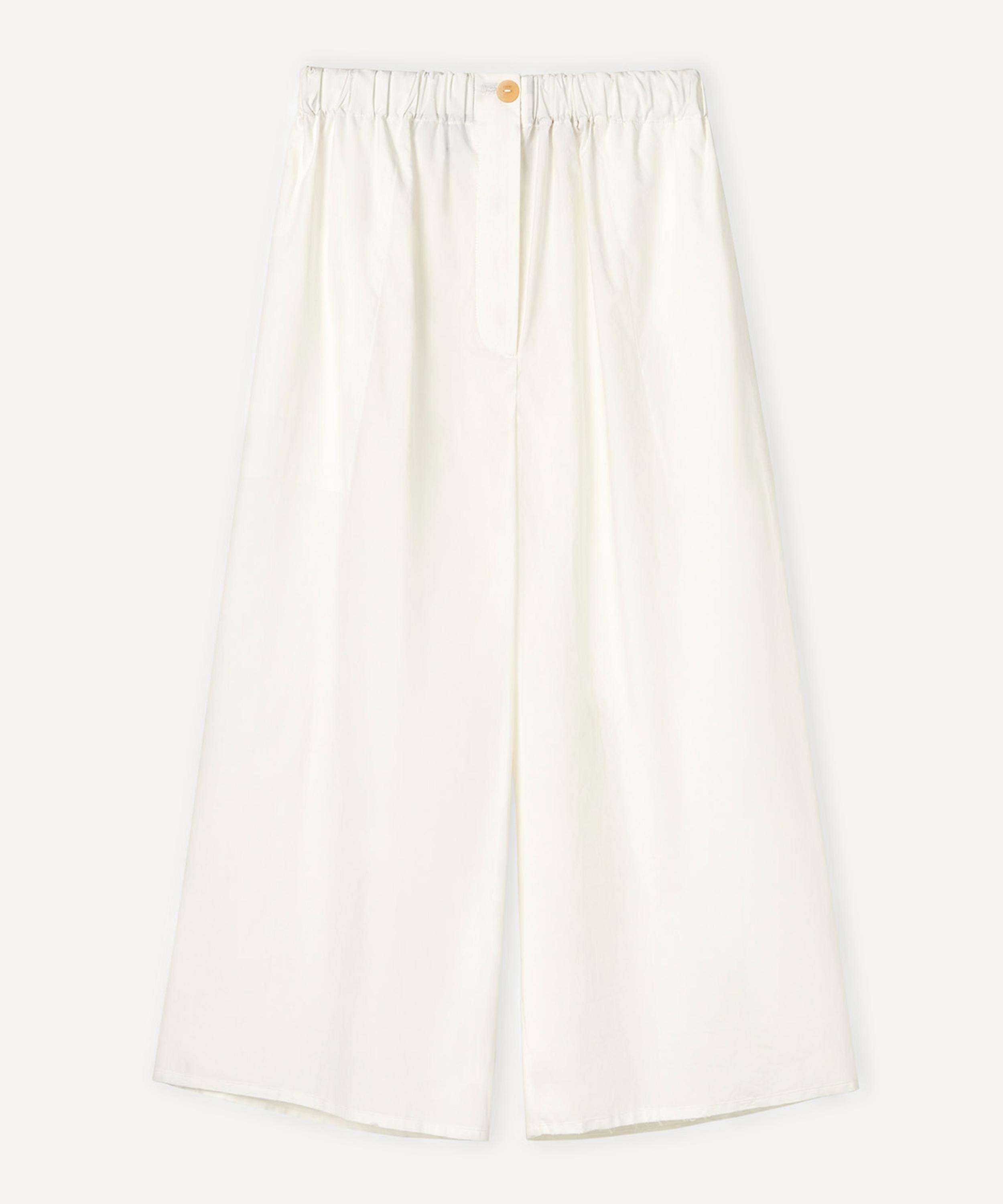 Loewe X Paula's Ibiza Cropped Trousers In White