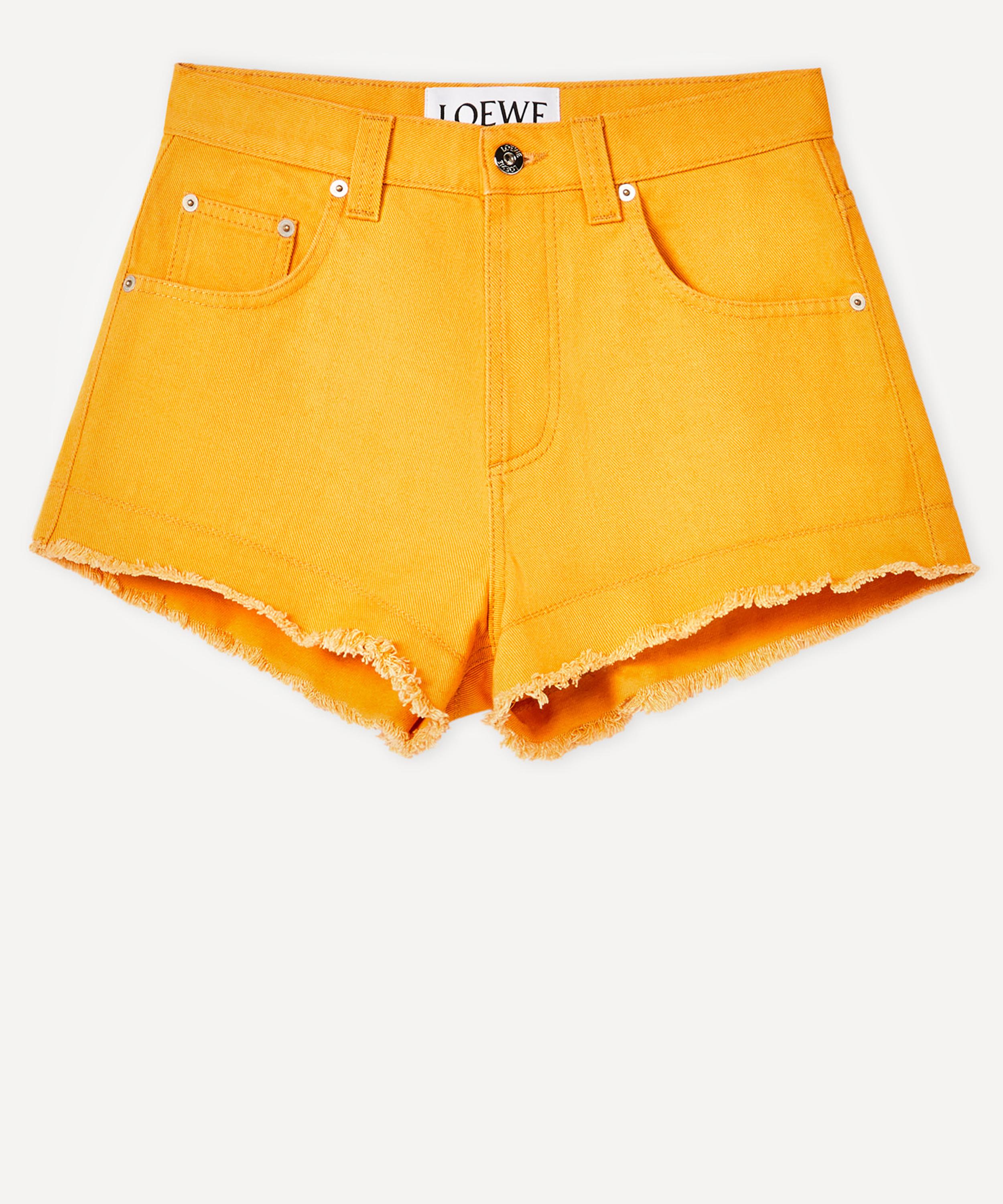 LOEWE LOEWE WOMEN'S X PAULA'S IBIZA DENIM SHORTS 