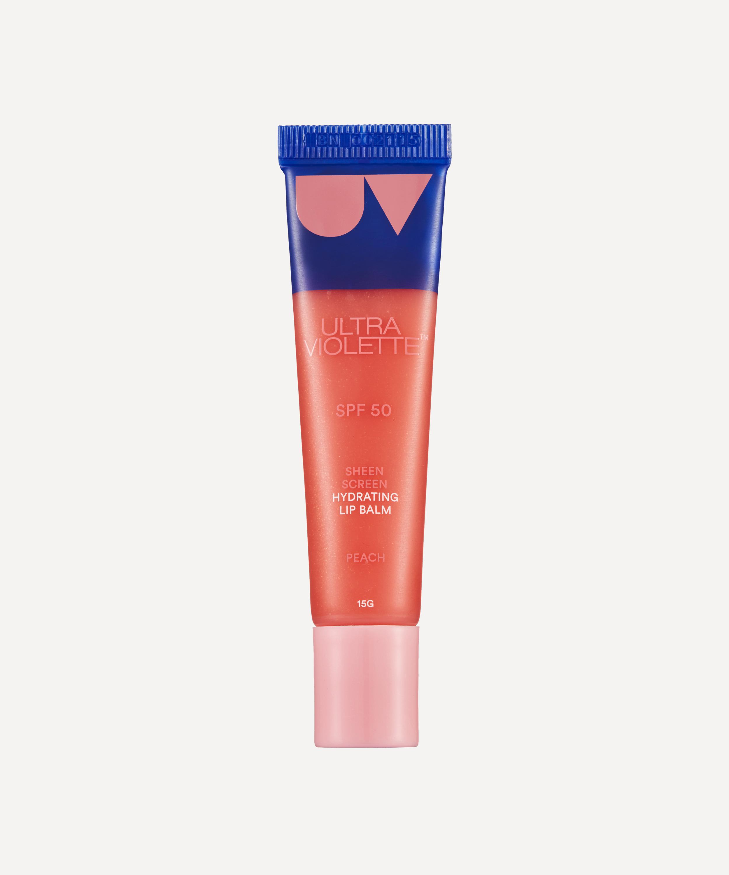 Ultra Violette Sheen Screen Spf 50 Hydrating Lip Balm 15g In Peach (gold Shimmer)