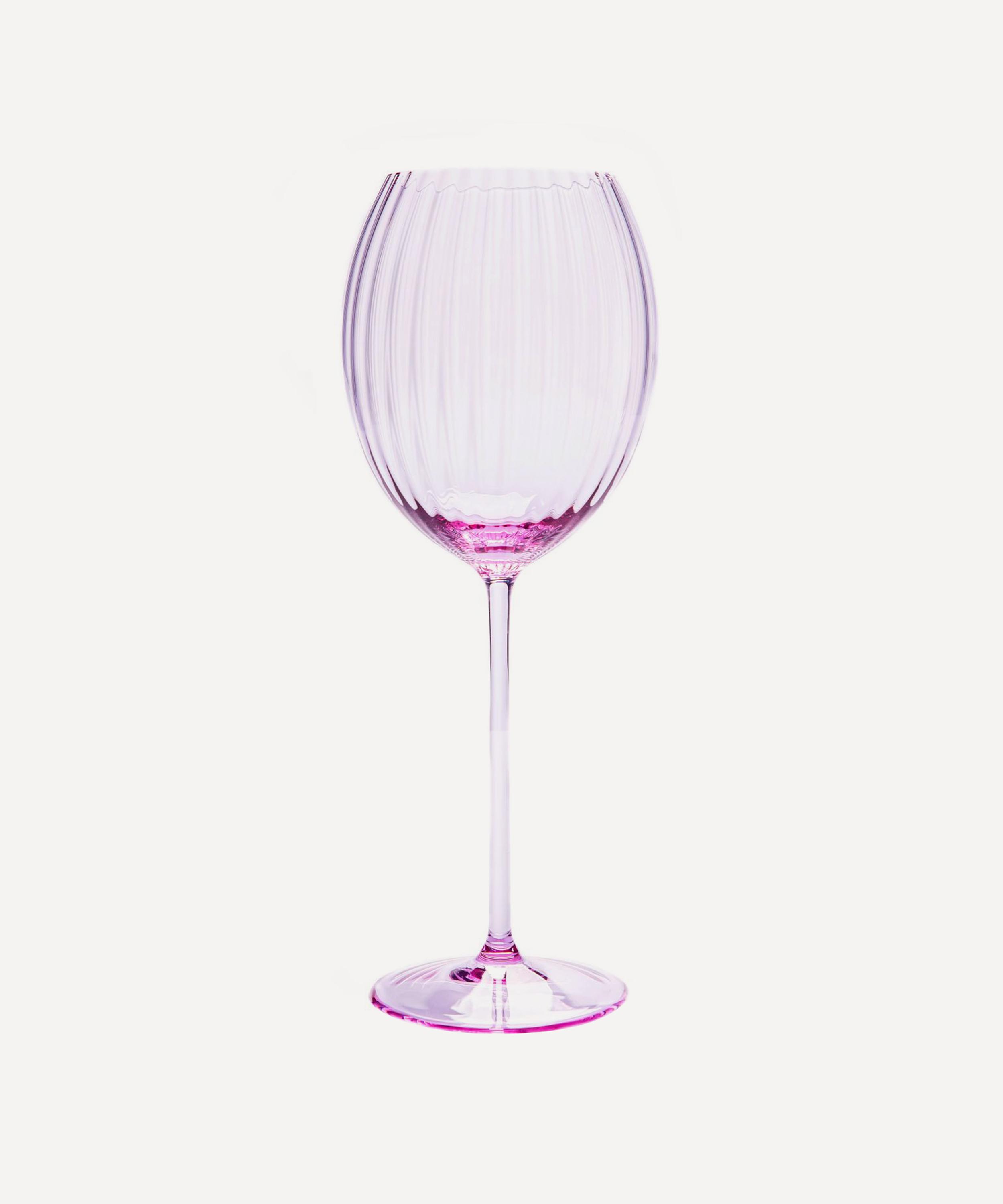 Anna Von Lipa Lyon Lilla White Wine Glasses Set Of Two In Lilac