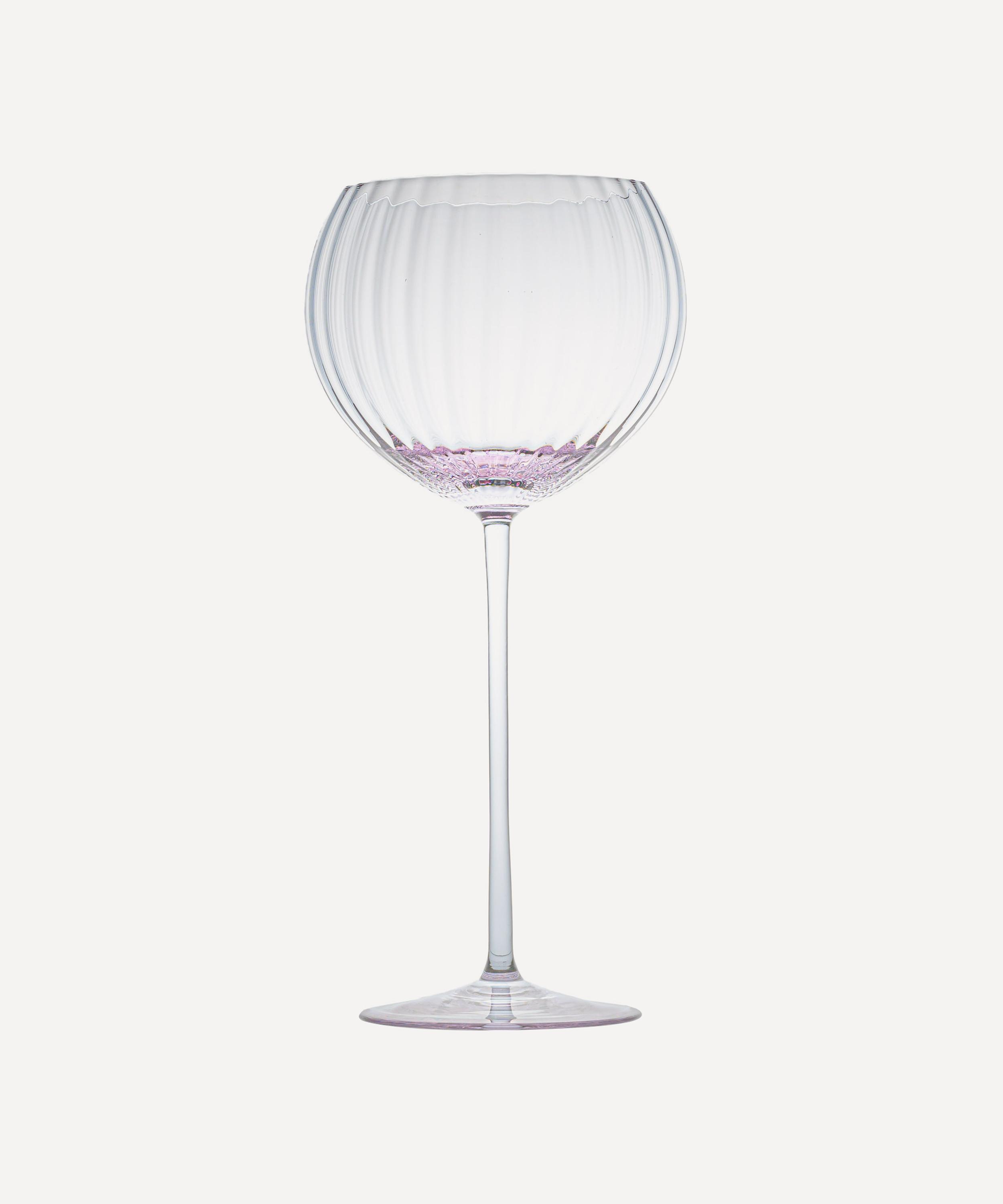 Anna Von Lipa Lyon Lilla Red Wine Glasses Set Of Two In Lilac