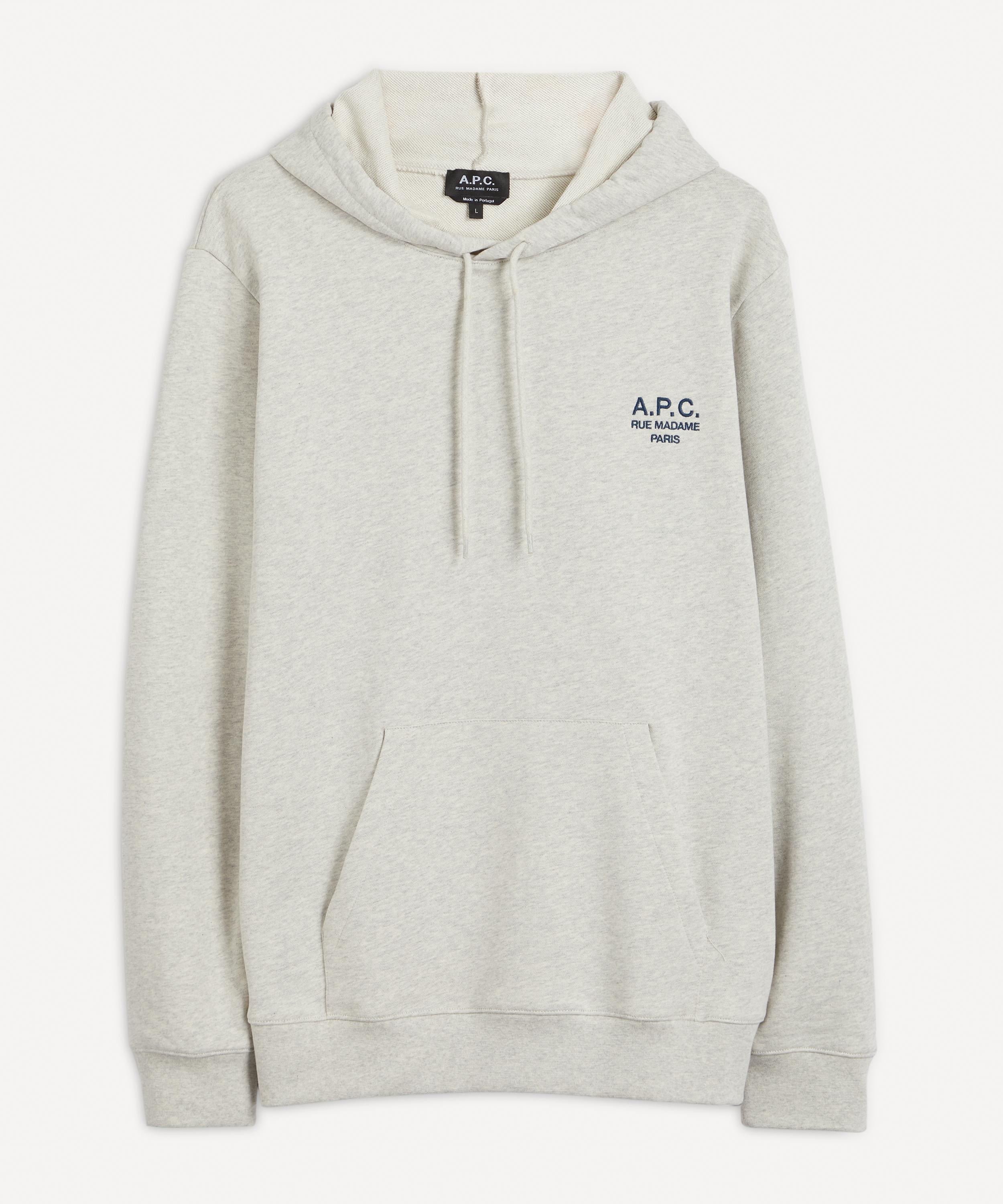 Apc A.p.c. Standard Rue Madame Cotton Hoodie In Ecru