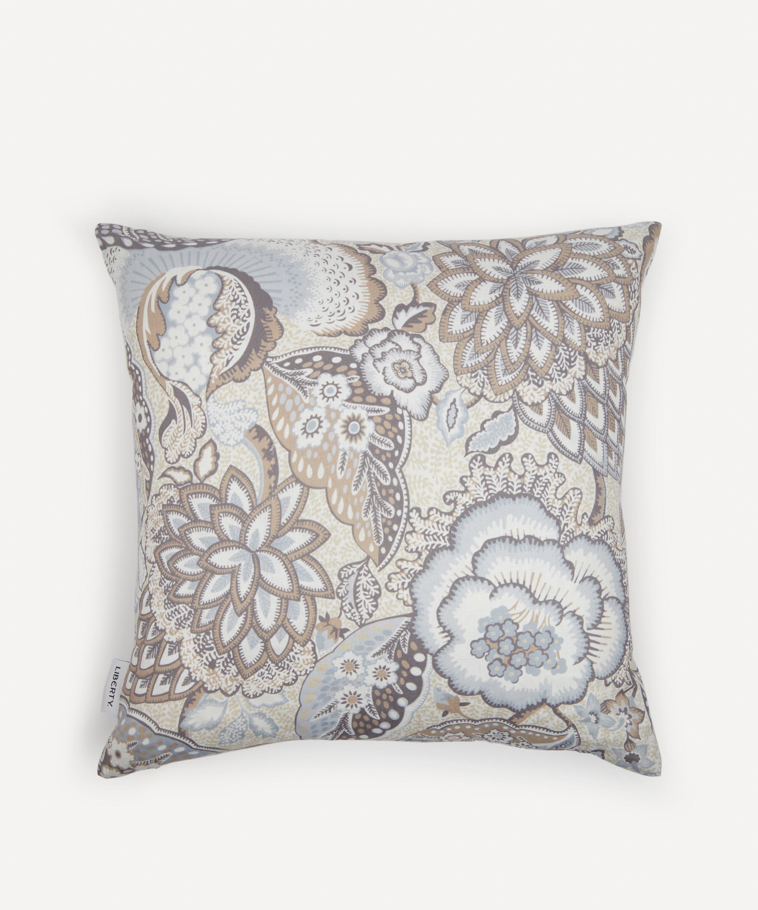 Shop Liberty Patricia Square Cotton Velvet Cushion