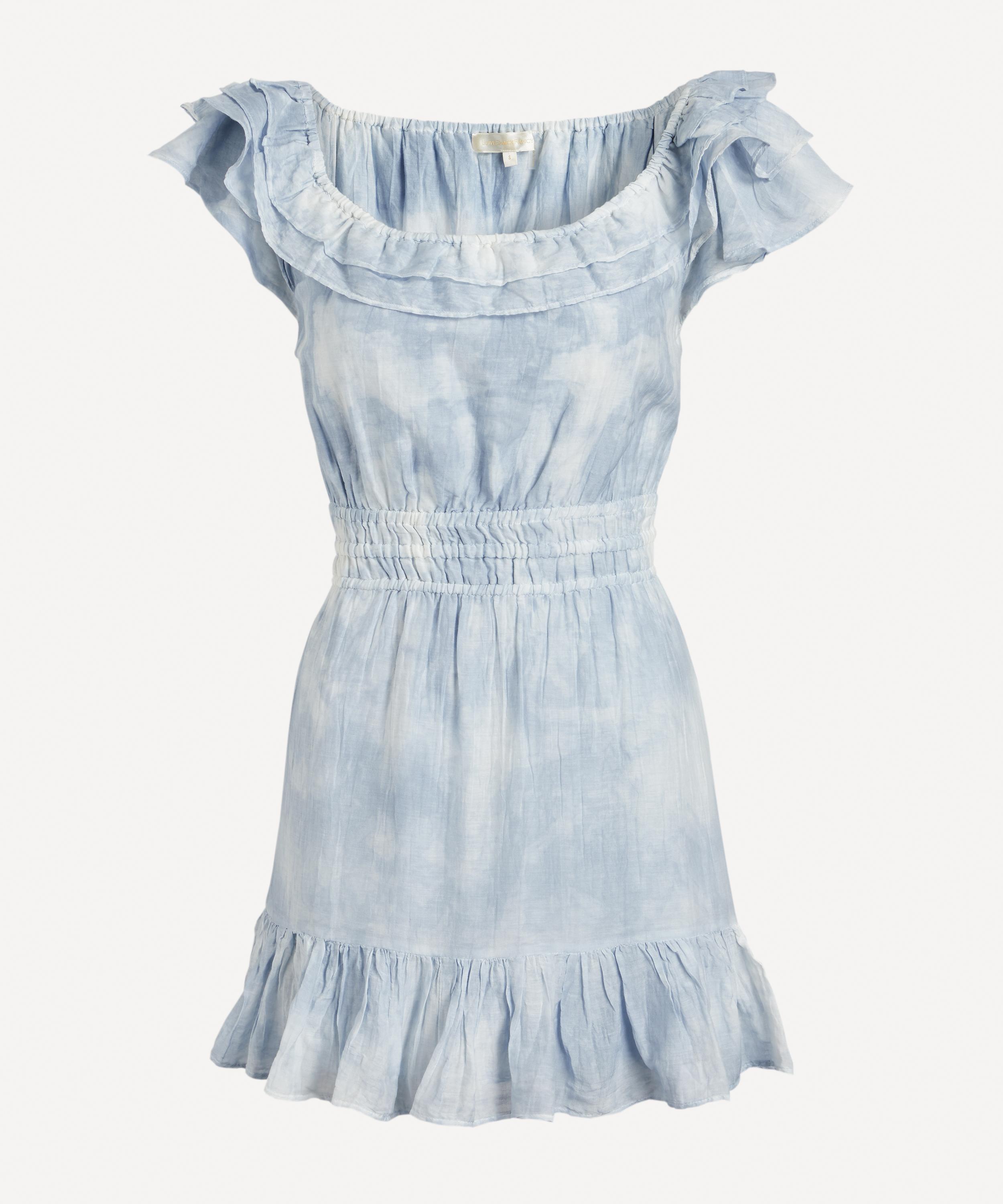Loveshackfancy Kamie Dress In Blue