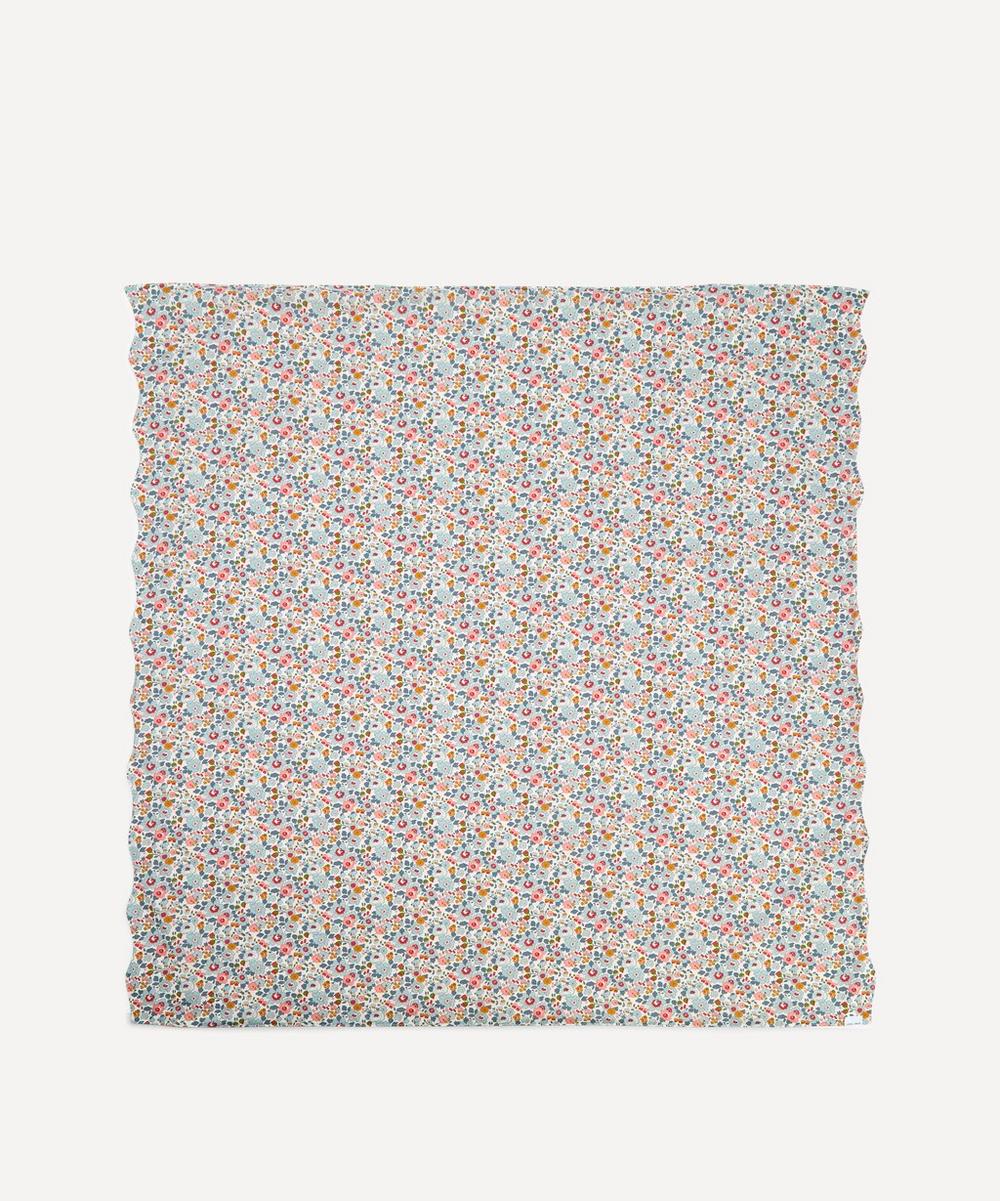 Coco & Wolf Betsy And Capel Small Wavy Edge Tablecloth In Multicoloured