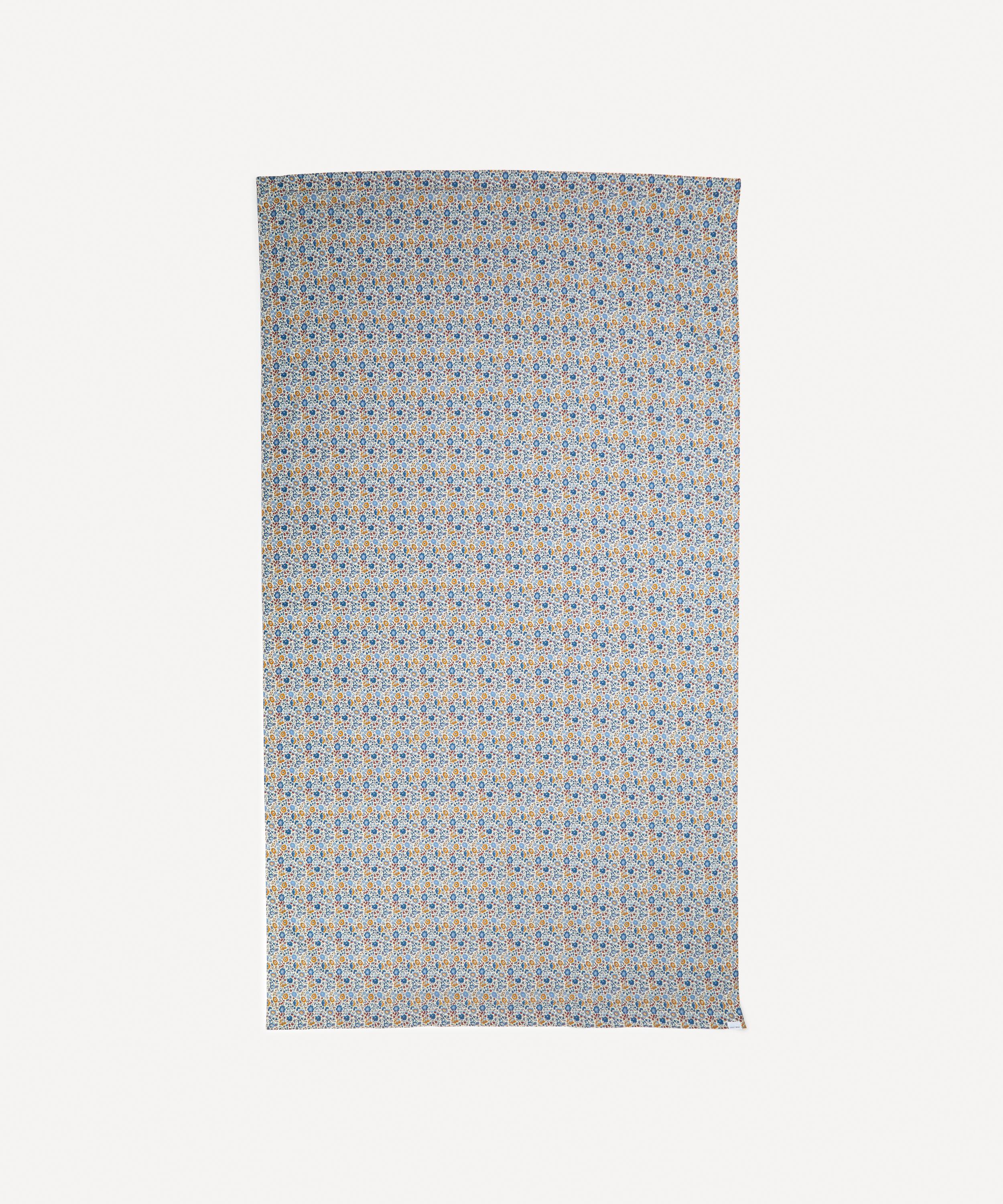 Coco & Wolf D Anjo And Wiltshire Bud Large Stitch Edge Tablecloth In Blue