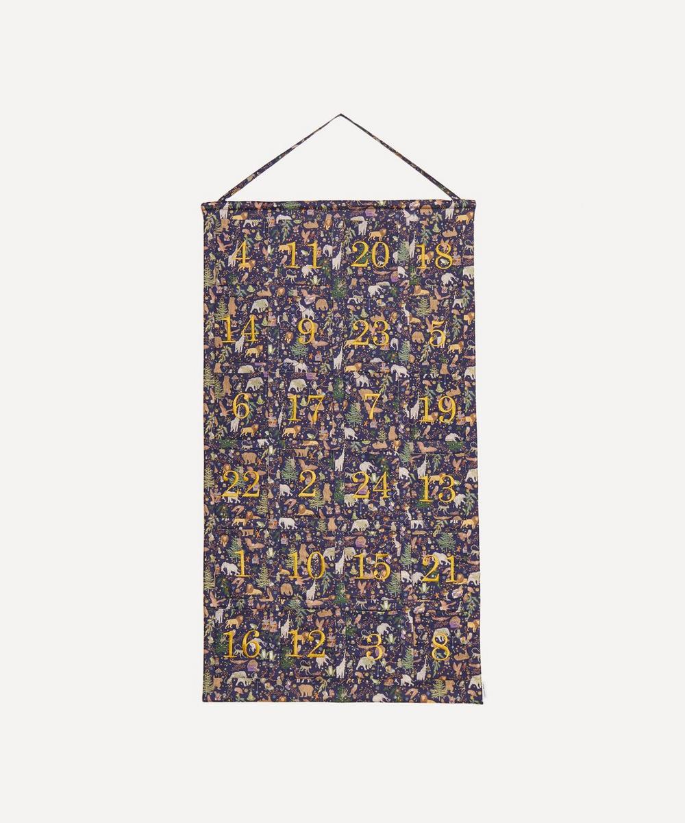 Coco & Wolf Liberty Christmas Tana Lawn Cotton Advent Calendar In Navy