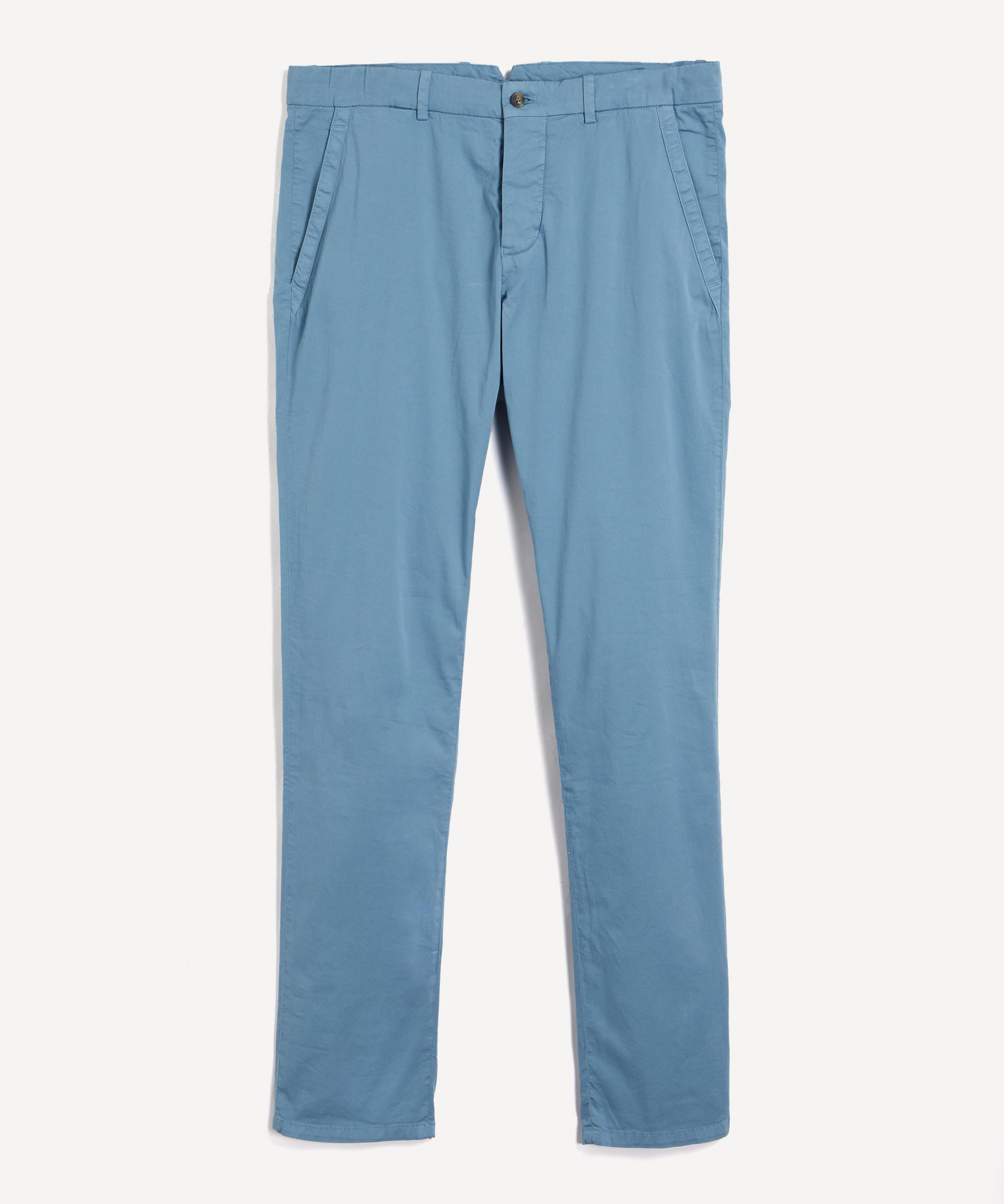 Sorensen Driver Chinos In Blue / Grey