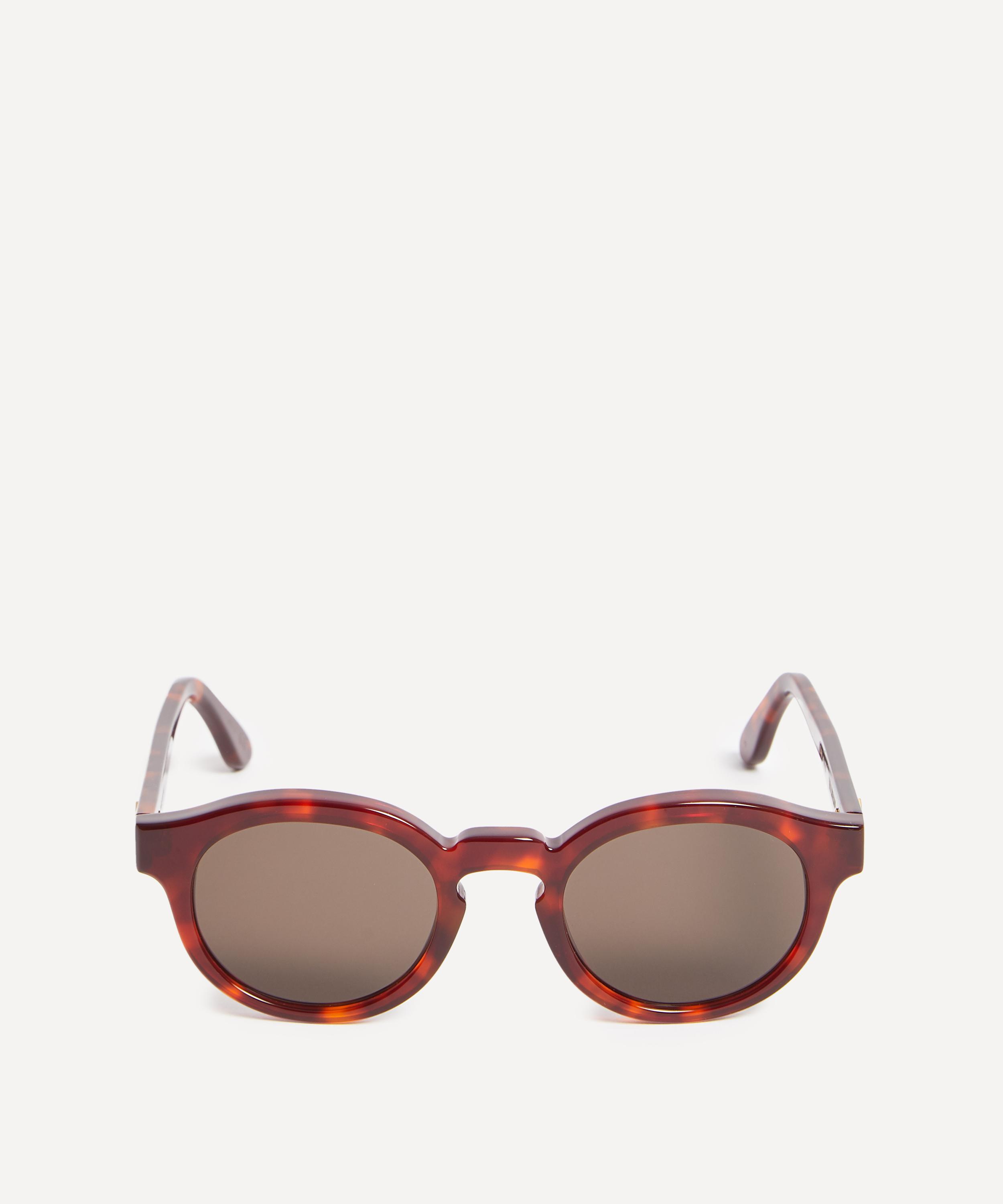 Han Kjobenhavn Round Dan Acetate Sunglasses In Brown