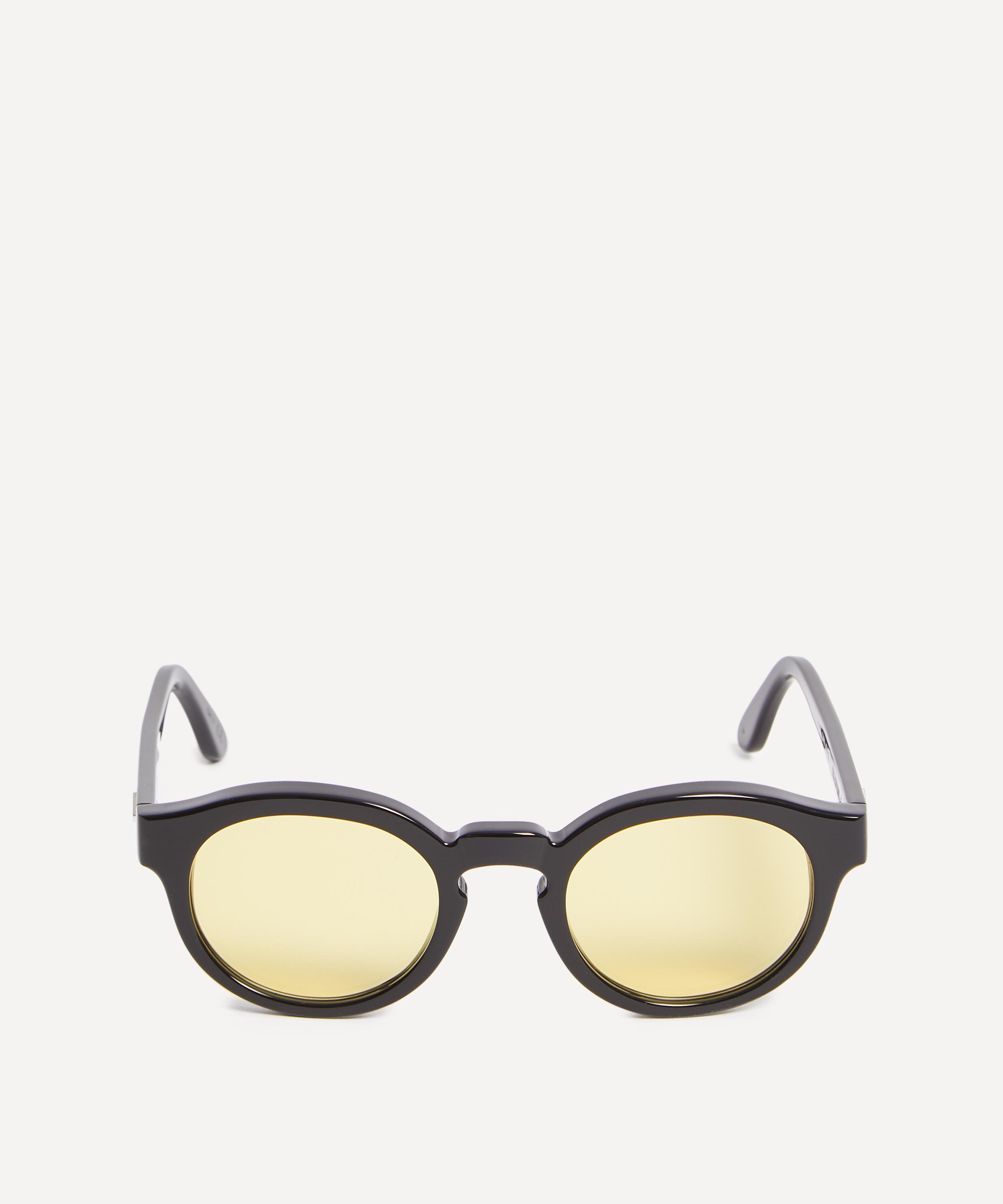 Han Kjobenhavn Round Dan Acetate Sunglasses In Yellow