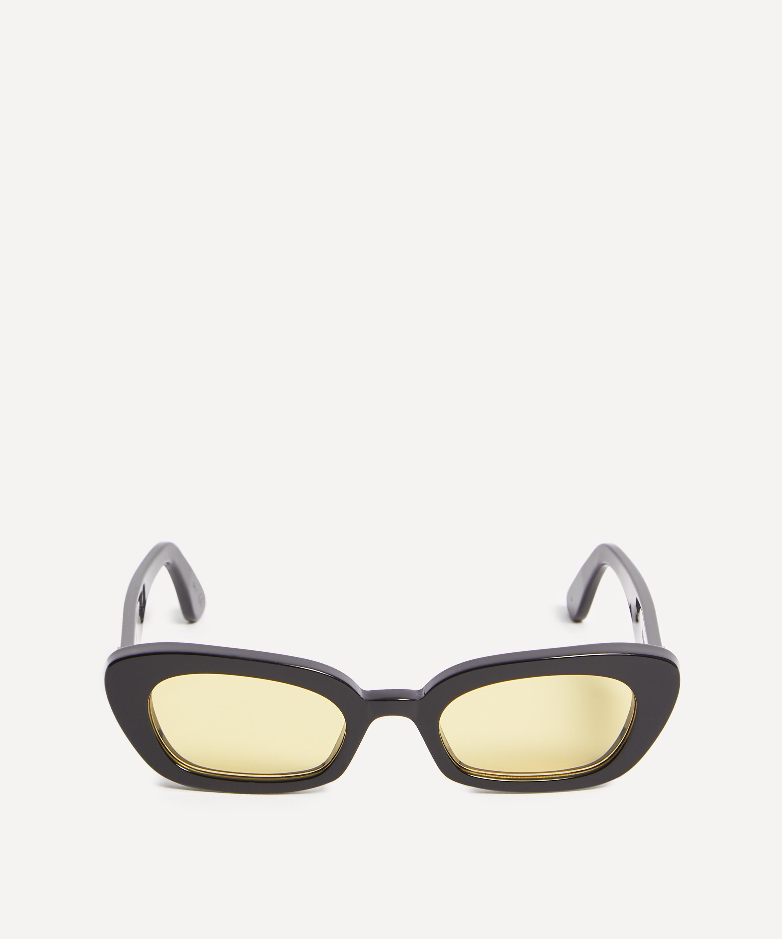 Han Kjobenhavn Oval Iris Acetate Sunglasses In Yellow