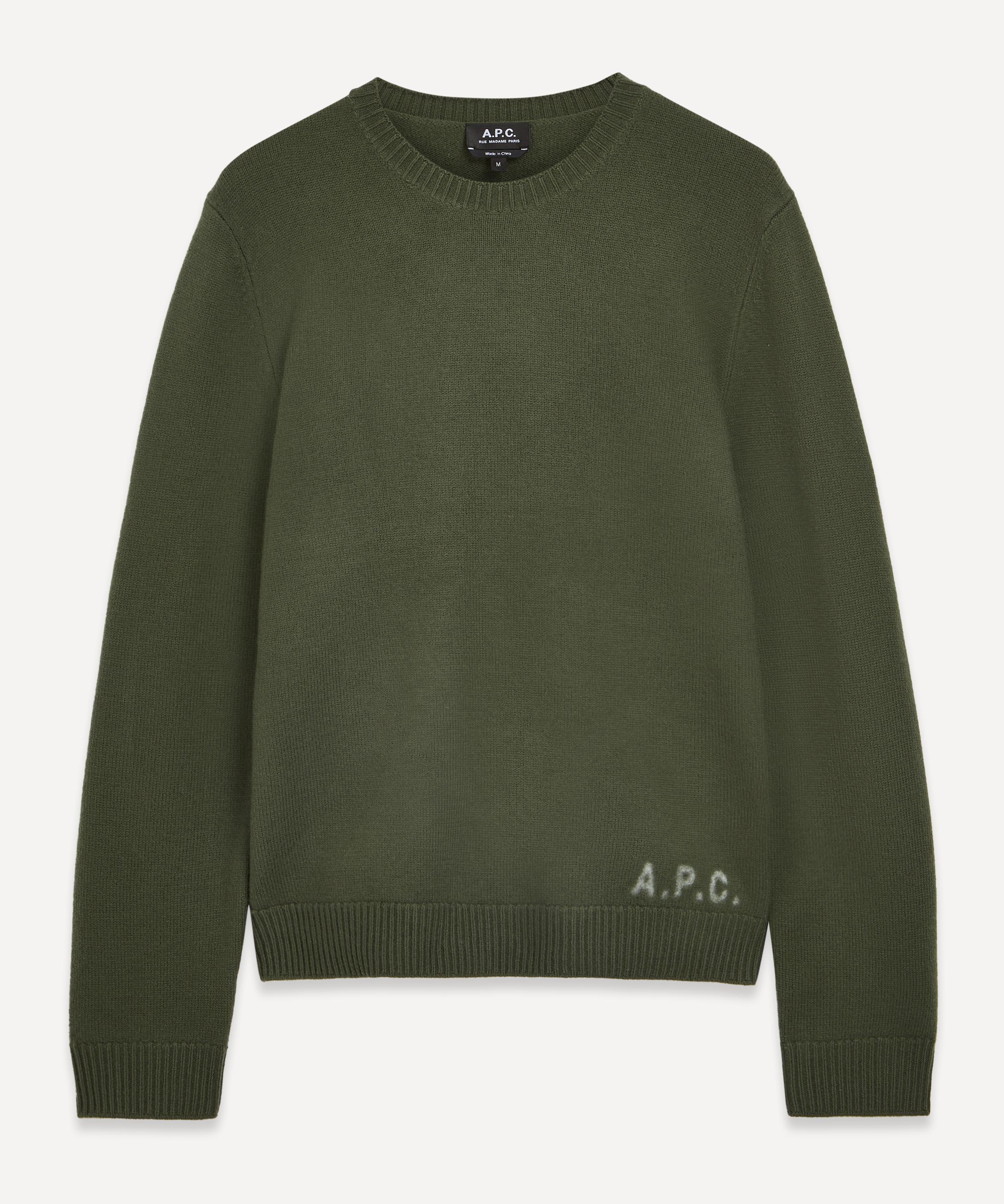 Apc A.p.c. Mens Edward Jumper In Green