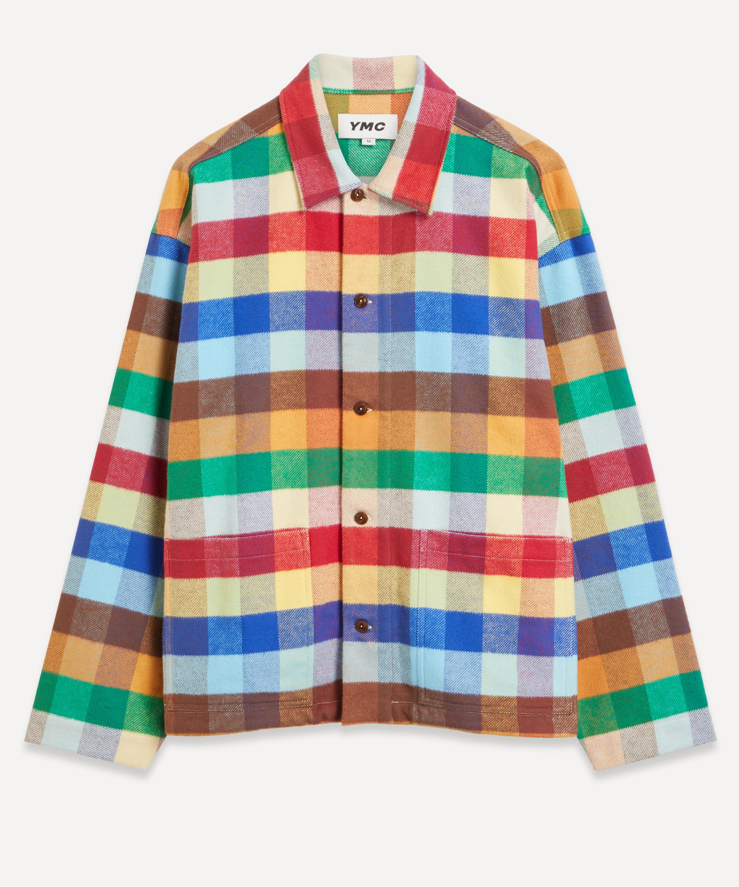 Ymc You Must Create Ymc Mens Pj Plaid Flannel Overshirt