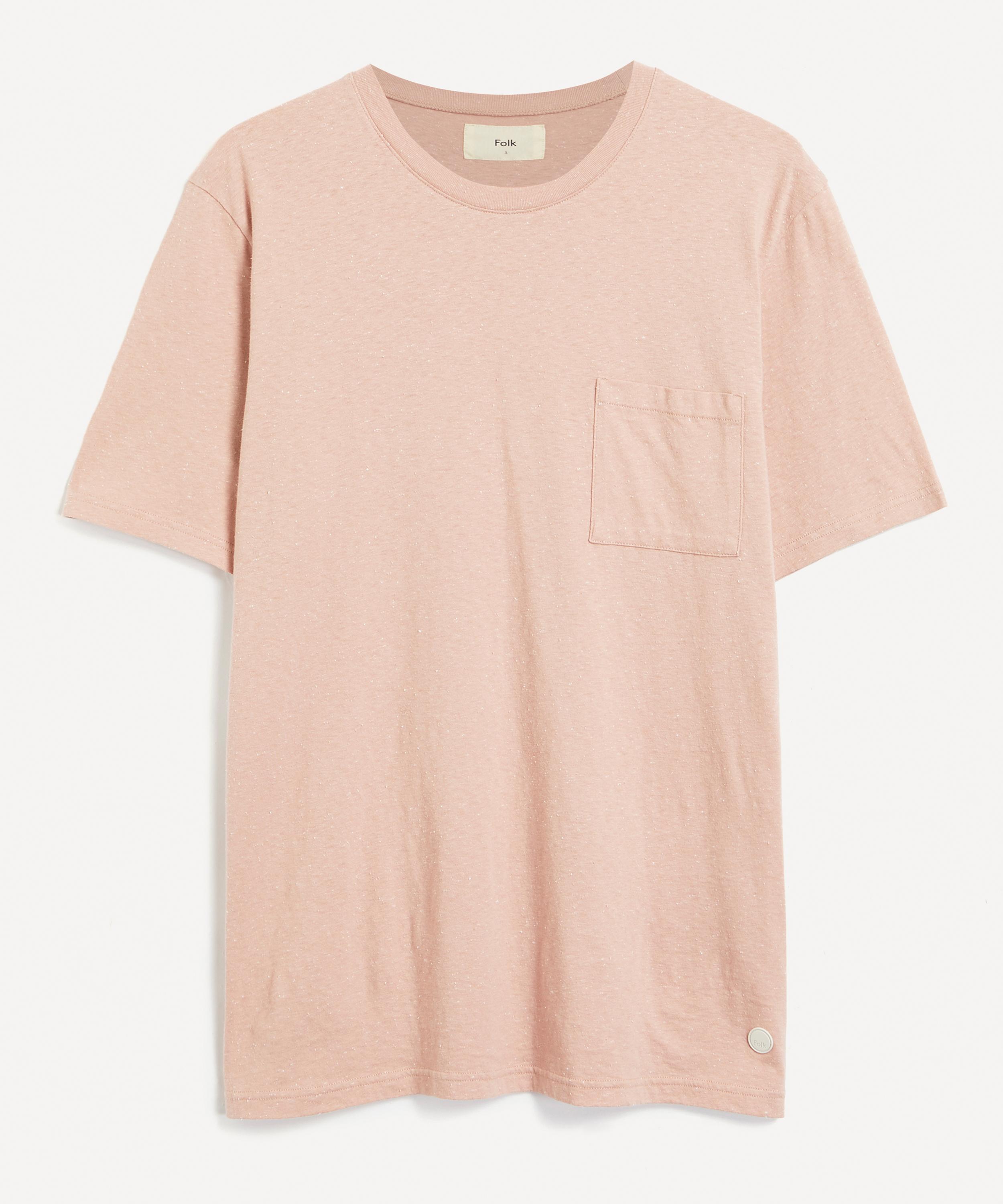 Folk Assembly Cotton T-shirt In Smokey Pink