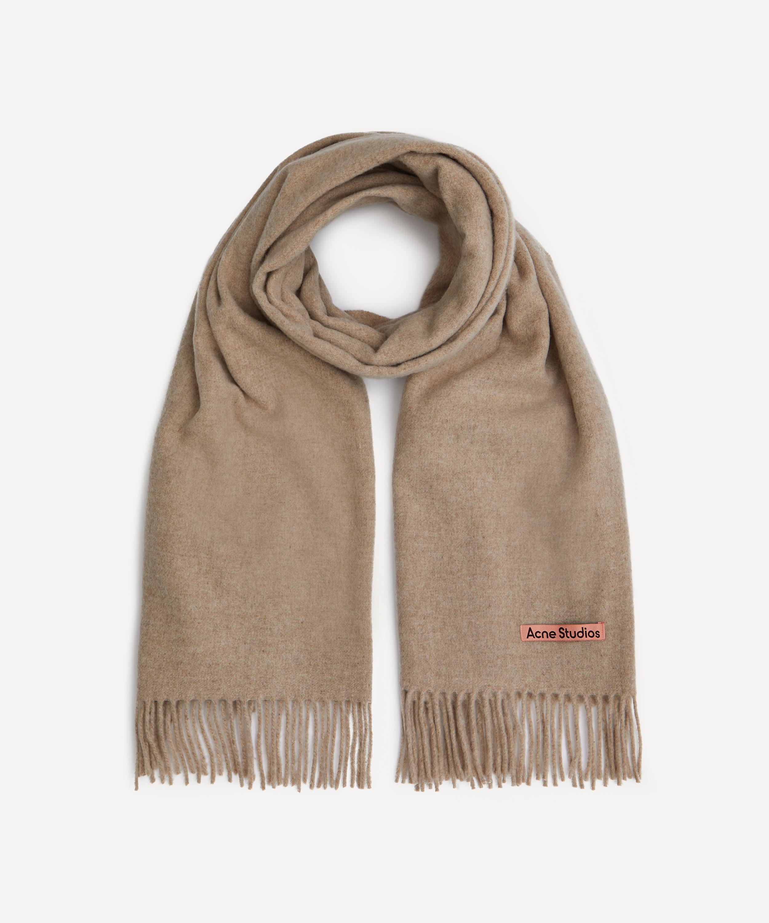 Acne Studios Women's Oversized Fringed Wool Scarf