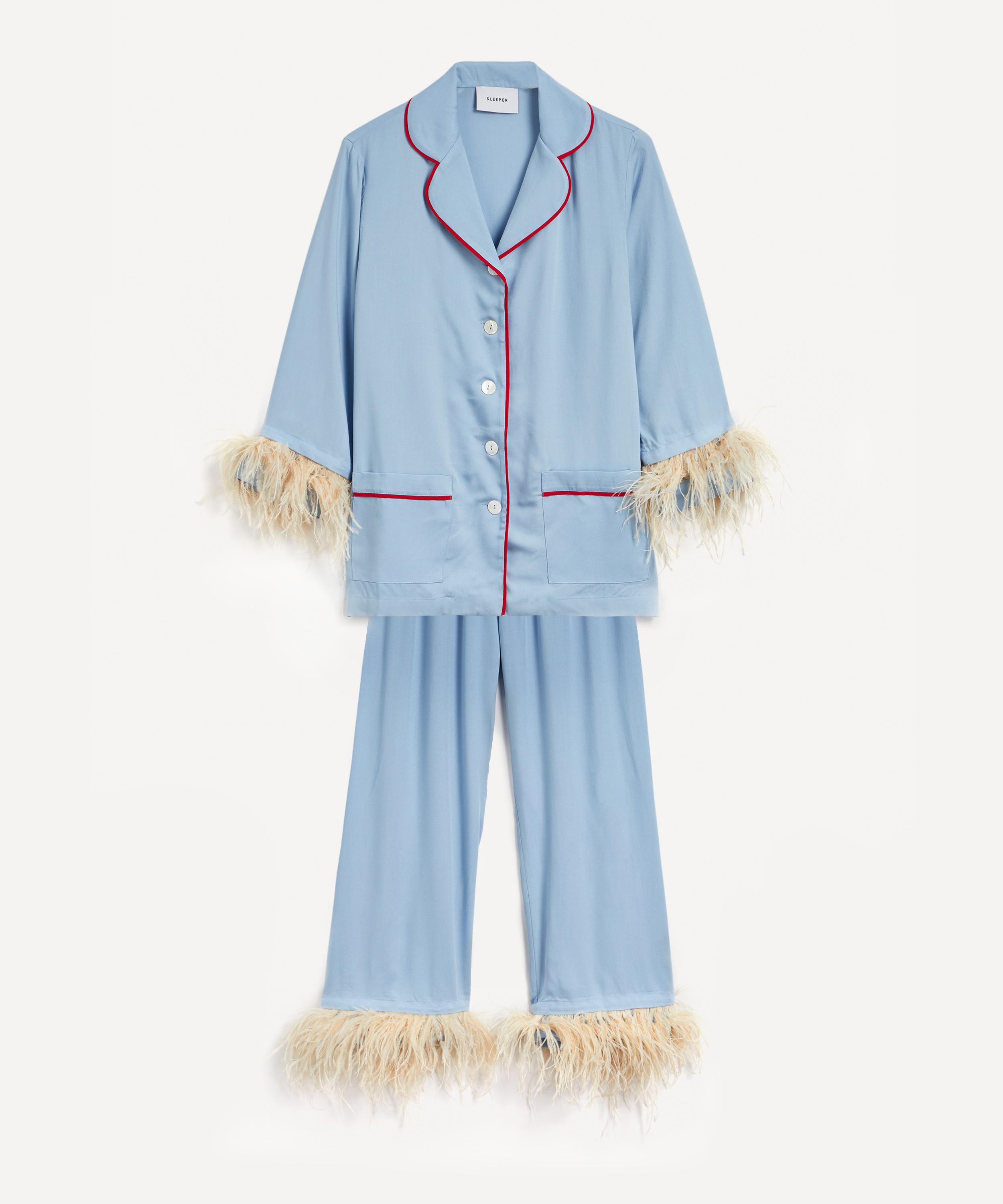 SLEEPER SLEEPER WOMEN'S BLUE PARTY PAJAMA SET 