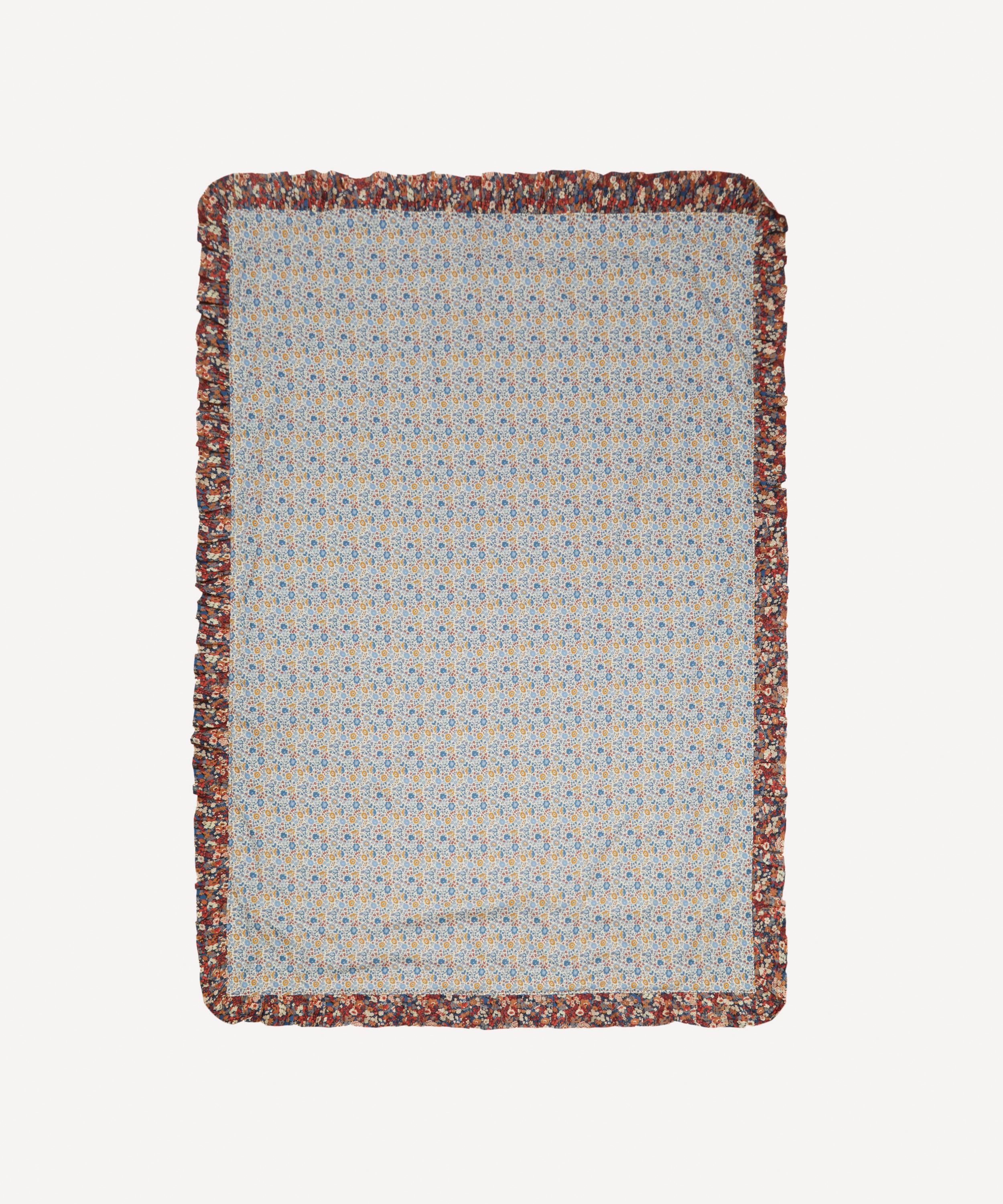 Coco & Wolf D Anjo And Thorpe Gathered Frill Edge Single Bedspread In Multicoloured