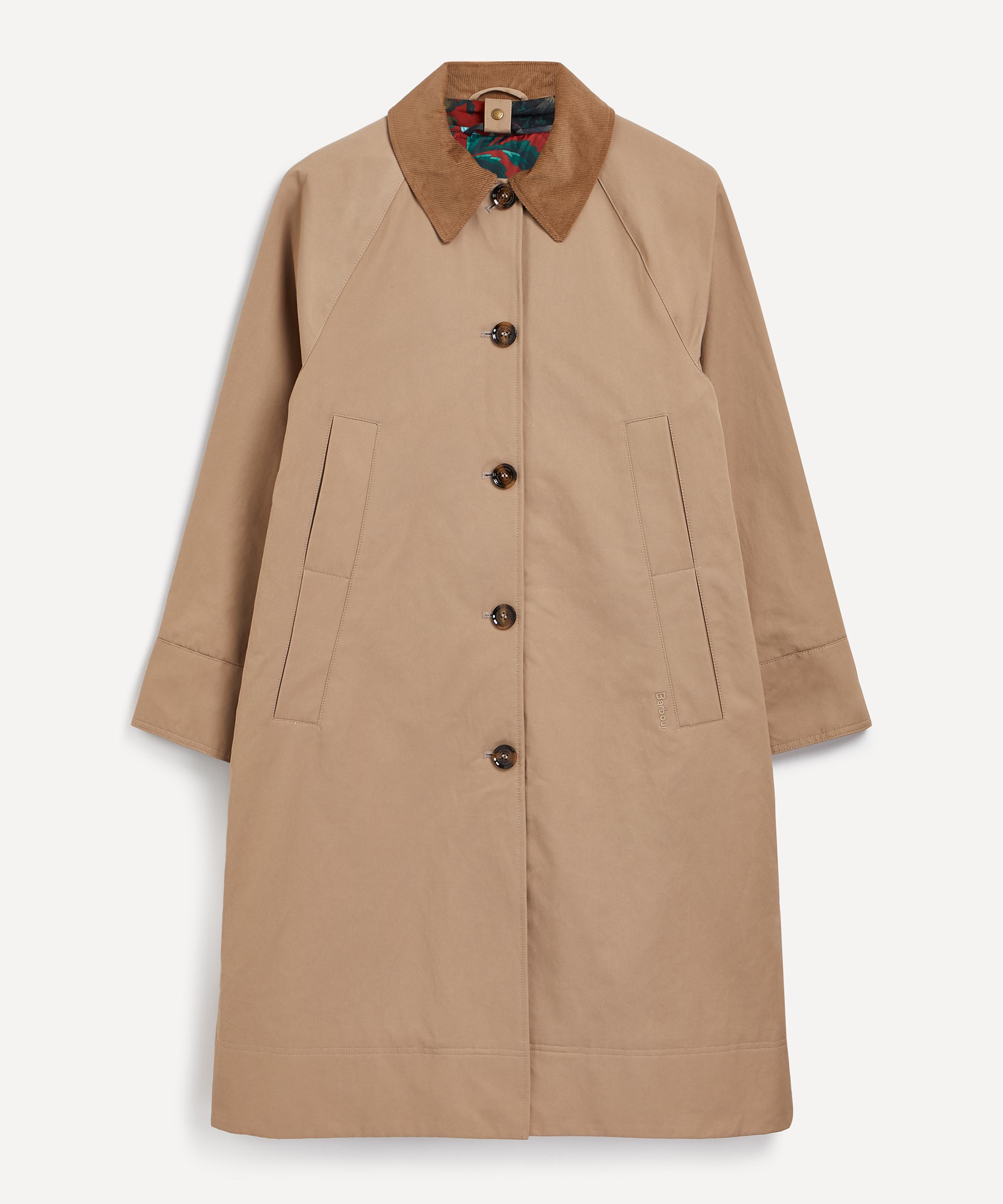 Barbour Xhouse Of Hackney Mapledene Showerproof Jacket In Light Trench / Floika Red