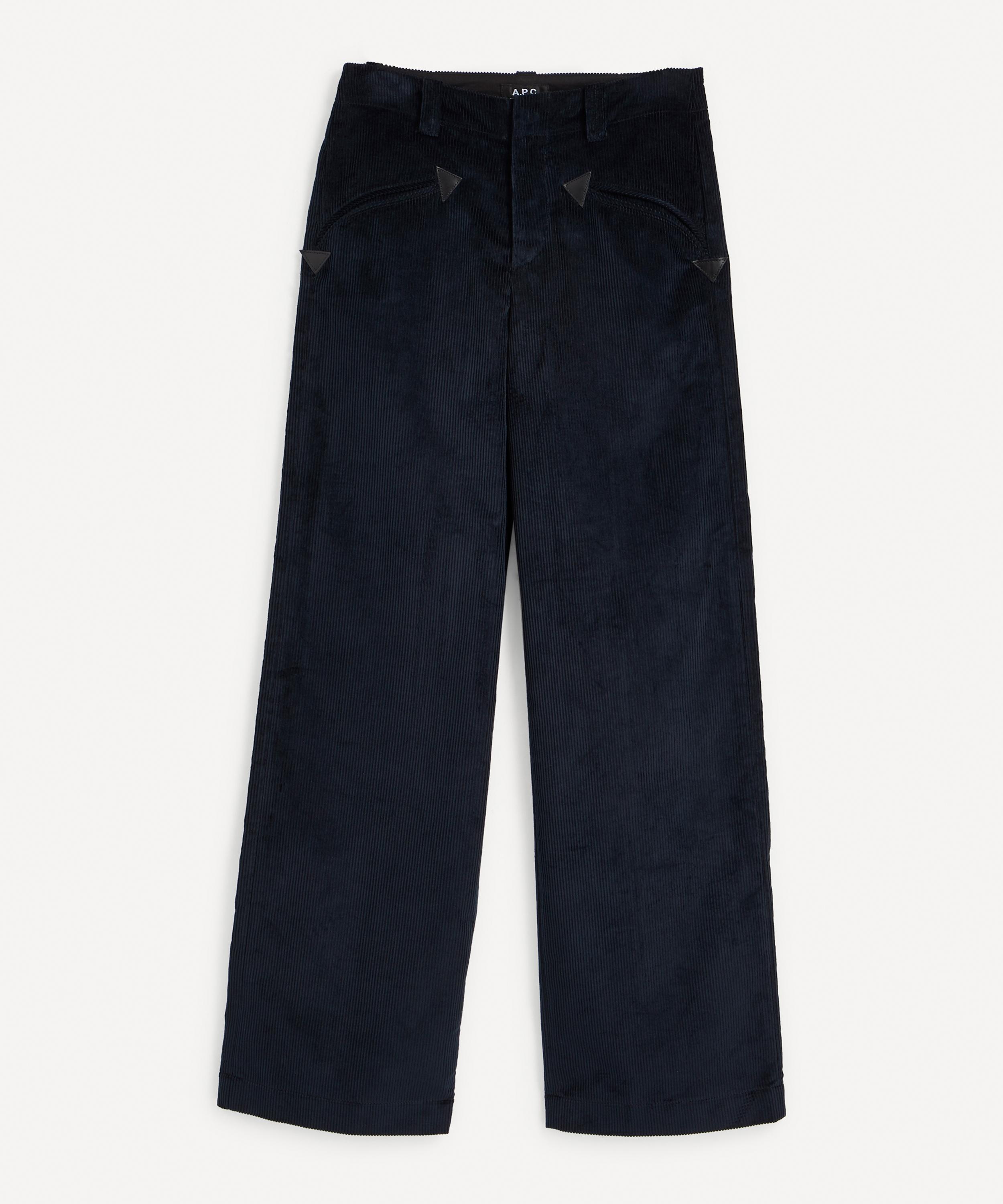 APC WOMEN'S ROSIE CORDUROY WIDE-LEG TROUSERS