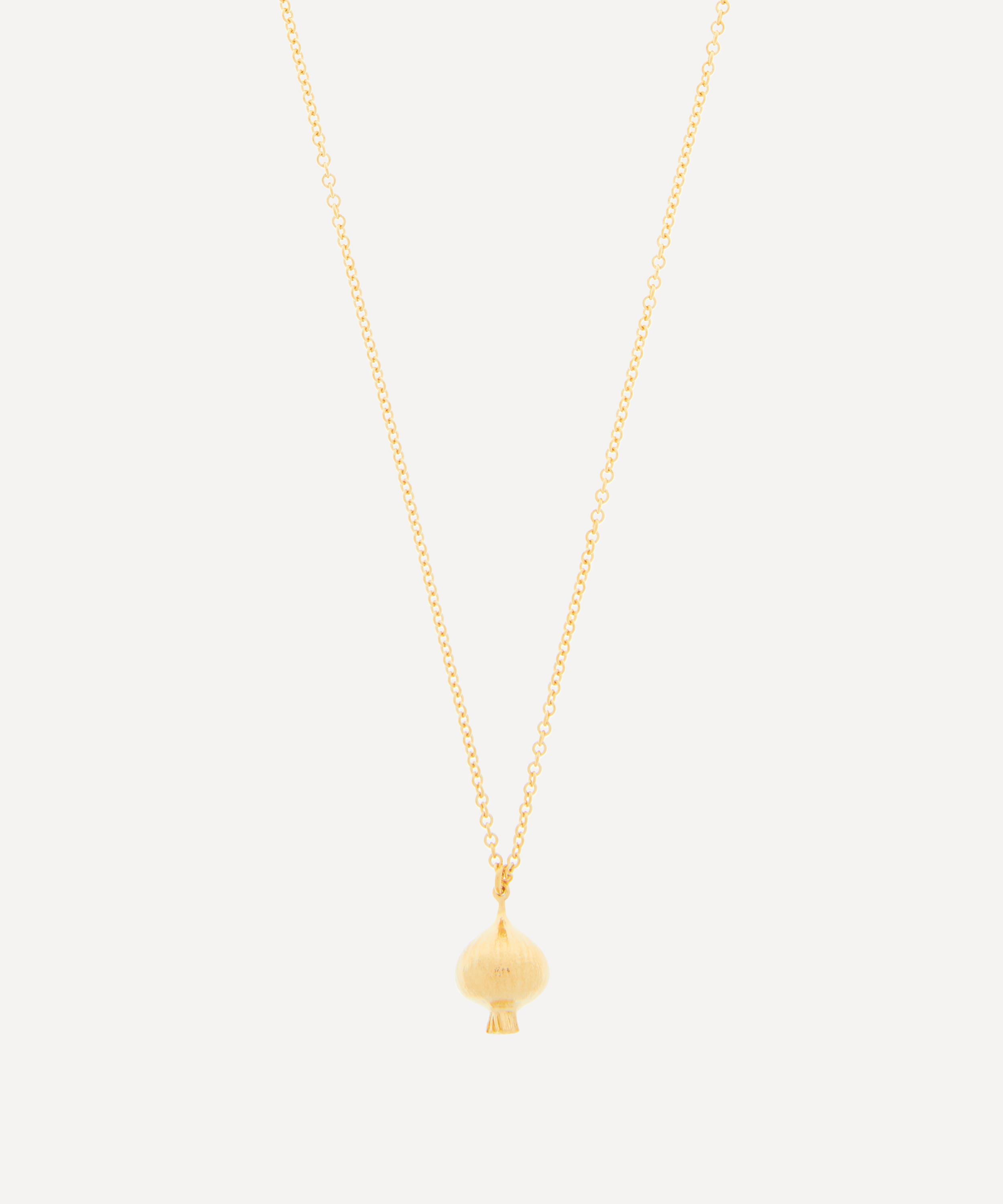 Alex Monroe 22ct Gold-plated Onion Pendant Necklace